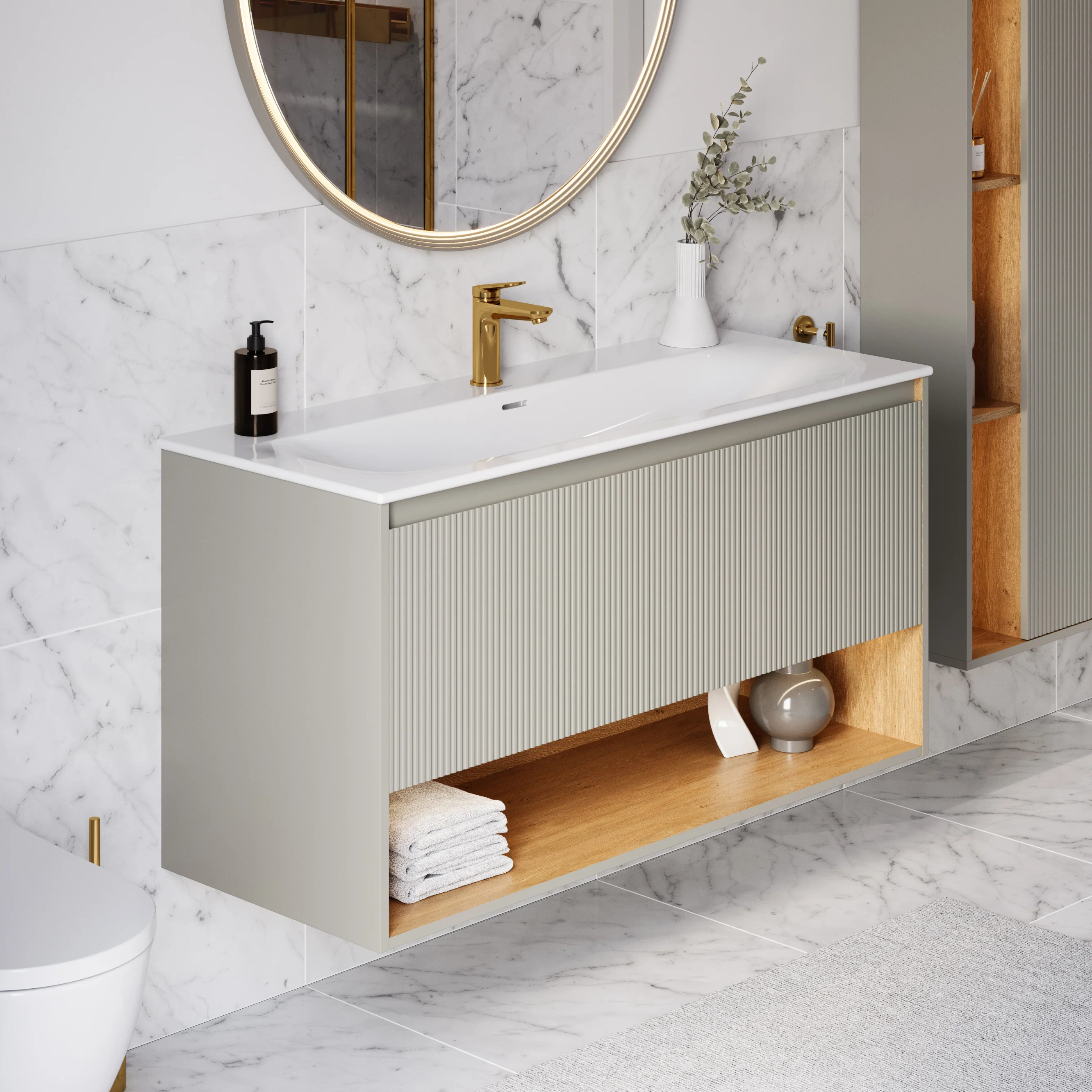 Duravit tvättställ med underskåp BELDIVO 120 cm - Image 17