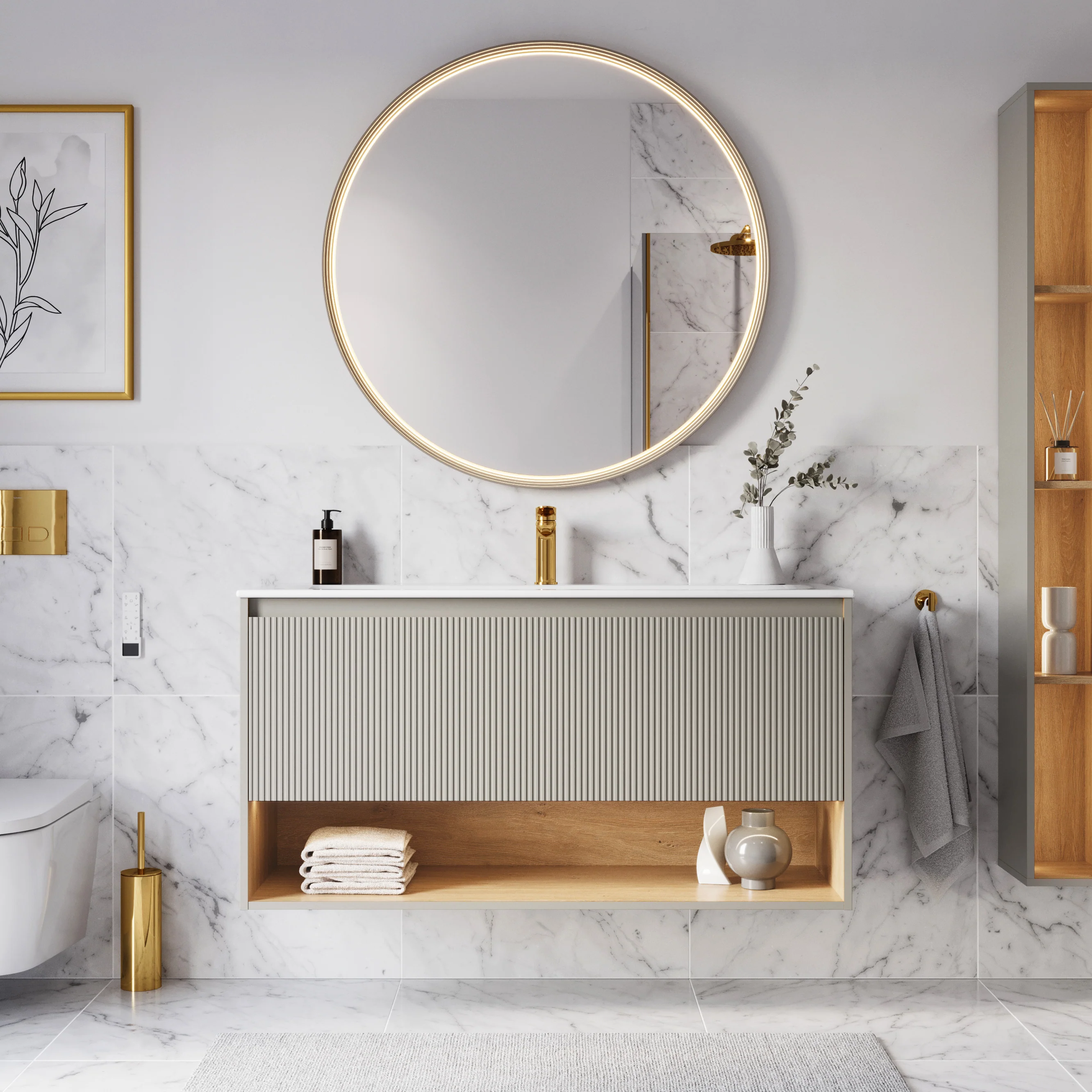 Duravit tvättställ med underskåp BELDIVO 120 cm - Image 18