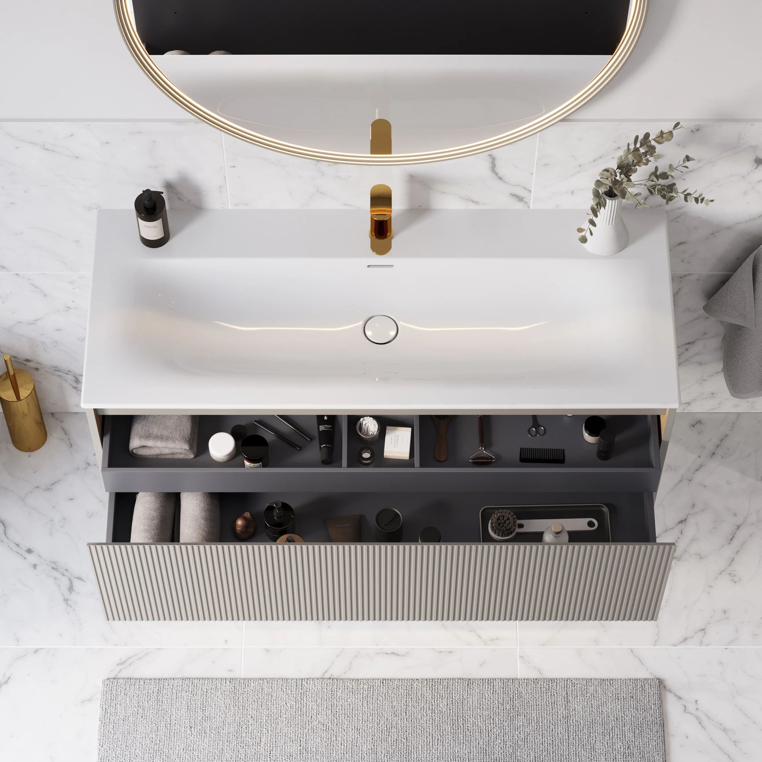 Duravit tvättställ med underskåp BELDIVO 120 cm - Image 19