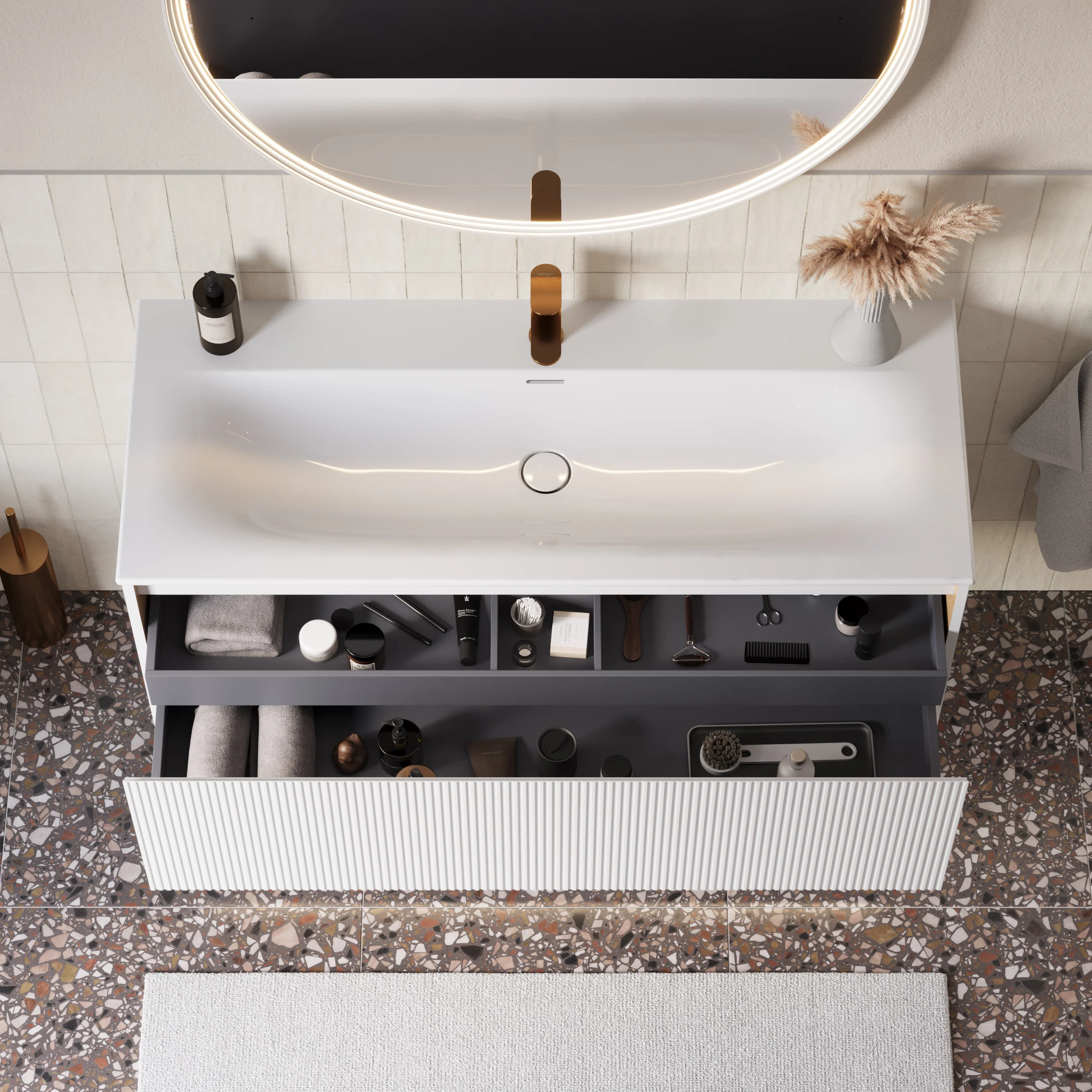 Duravit tvättställ med underskåp BELDIVO 120 cm - Image 23