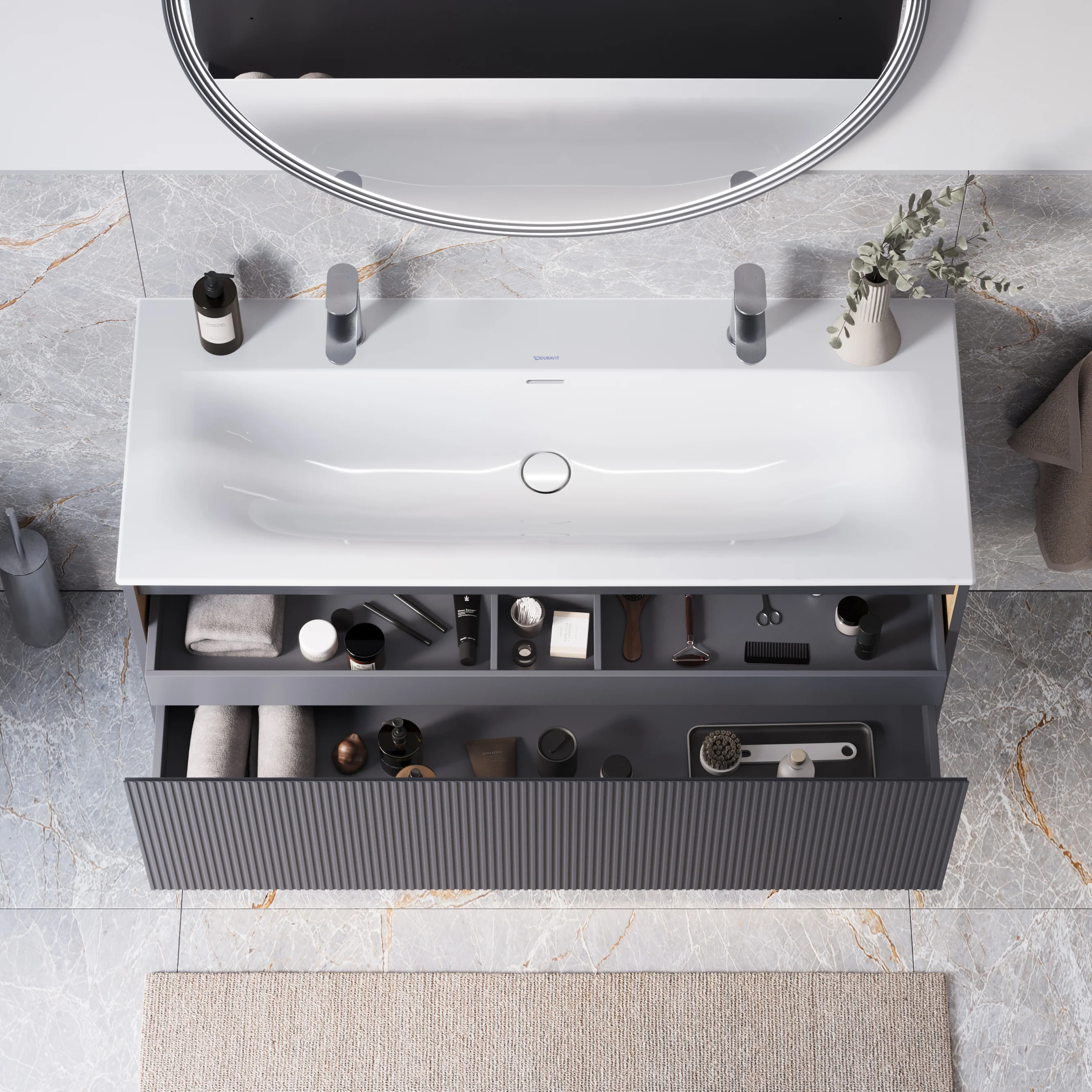 Duravit tvättställ med underskåp BELDIVO 120 cm - Image 29