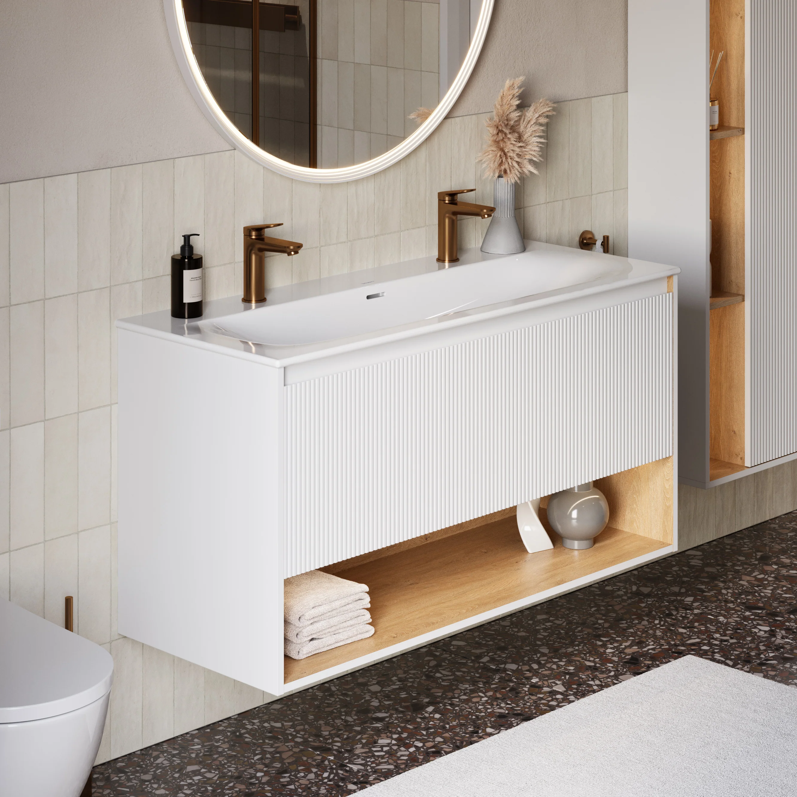 Duravit tvättställ med underskåp BELDIVO 120 cm - Image 51