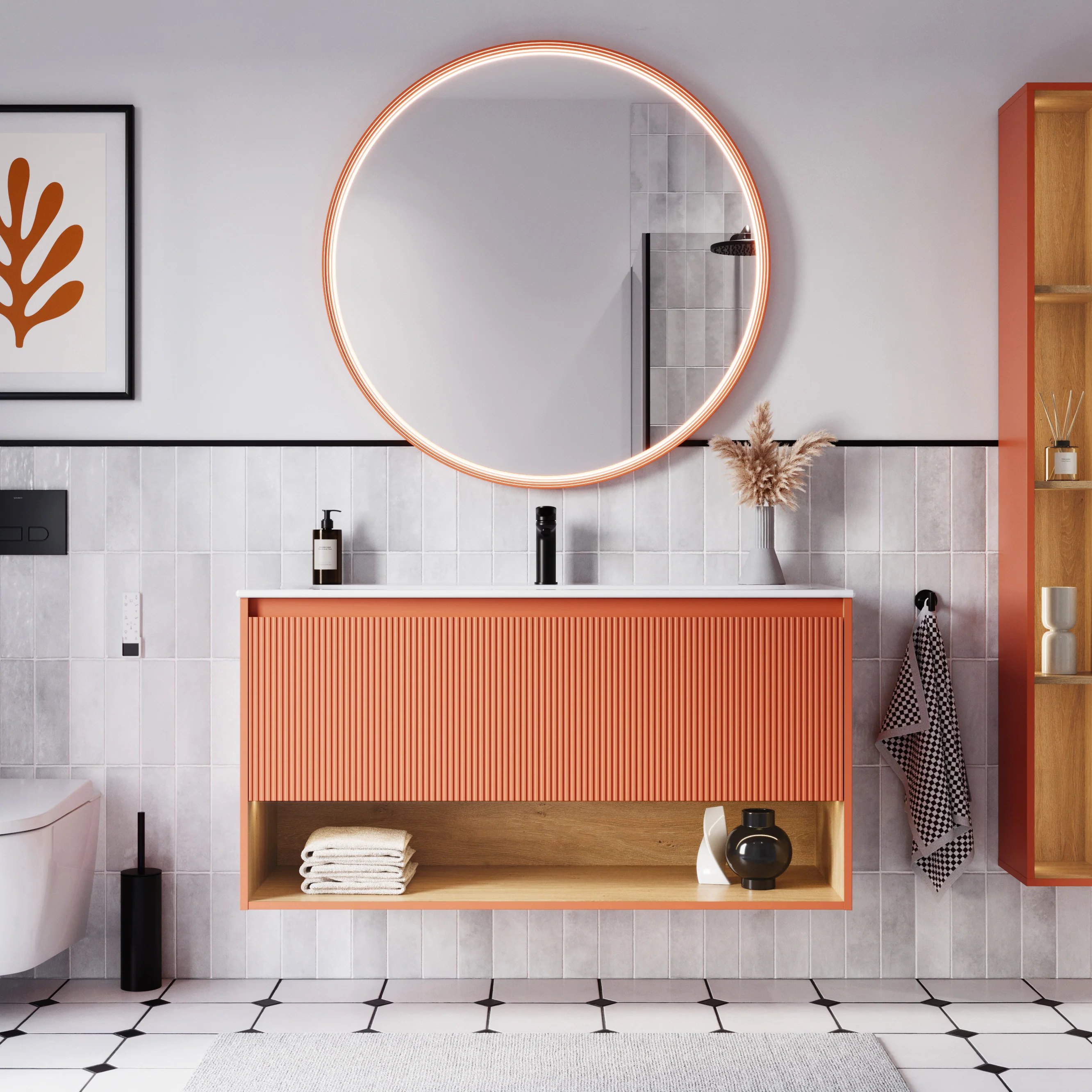 Duravit tvättställ med underskåp BELDIVO 120 cm - Image 6