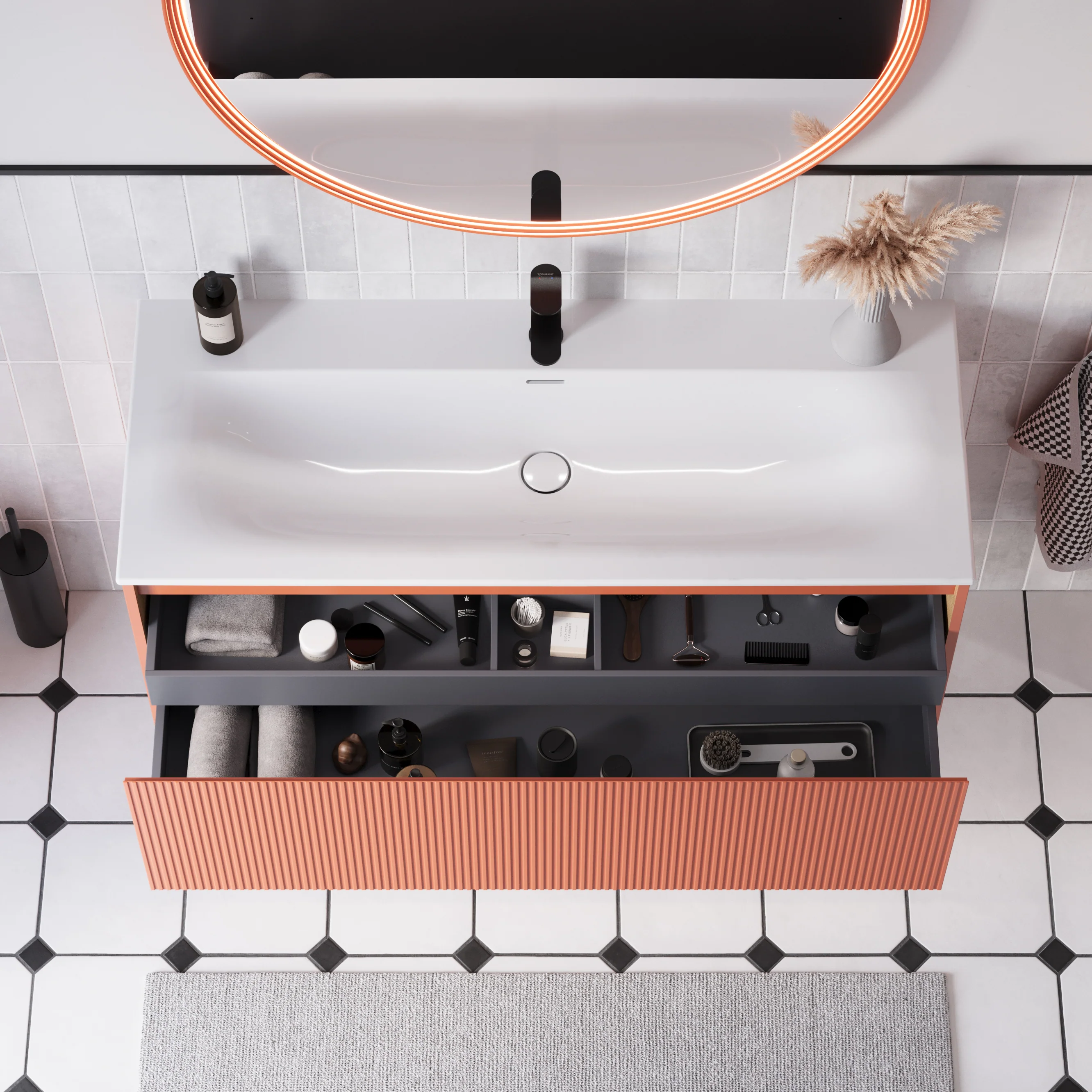 Duravit tvättställ med underskåp BELDIVO 120 cm - Image 7