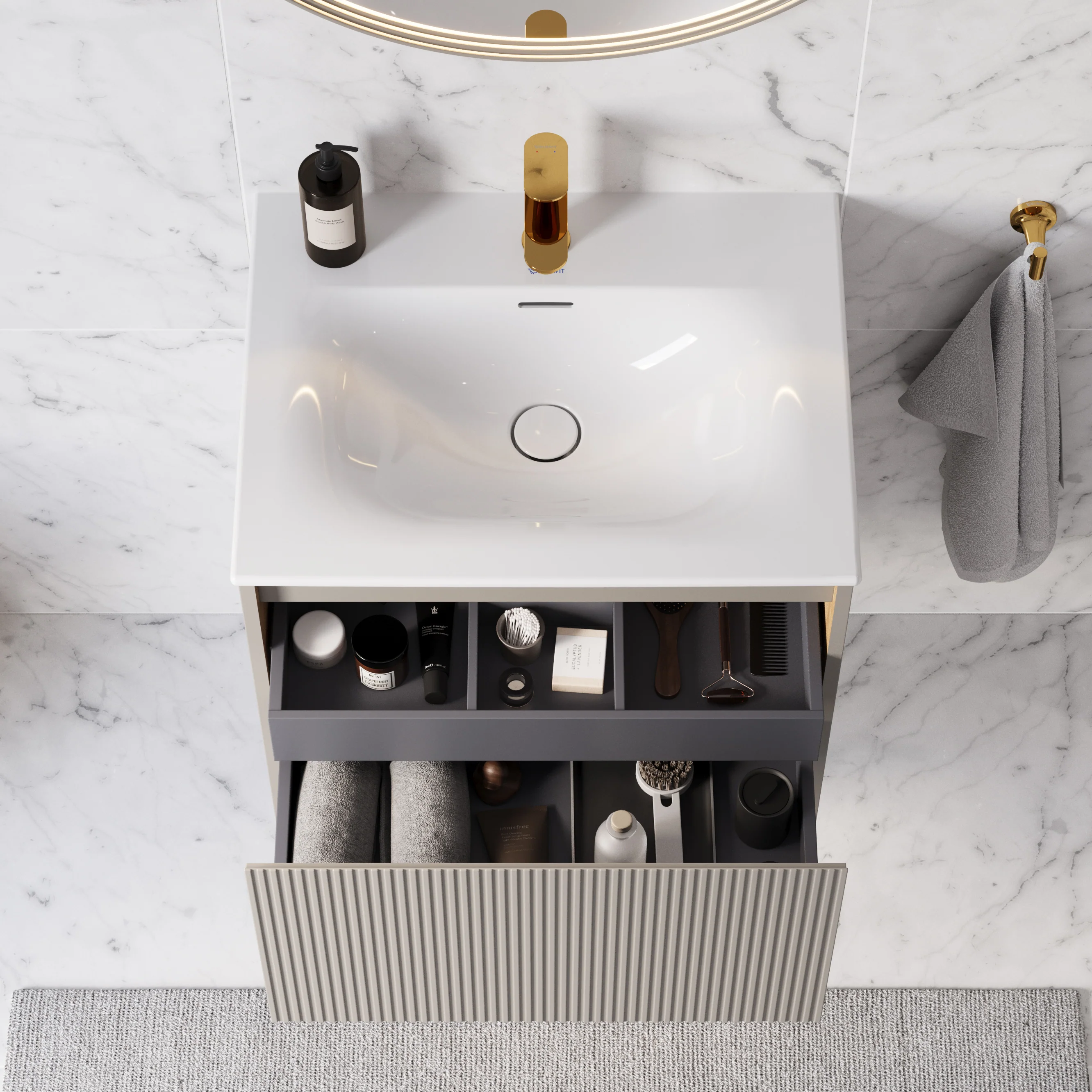 Duravit tvättställ med underskåp BELDIVO 60 cm - Image 18