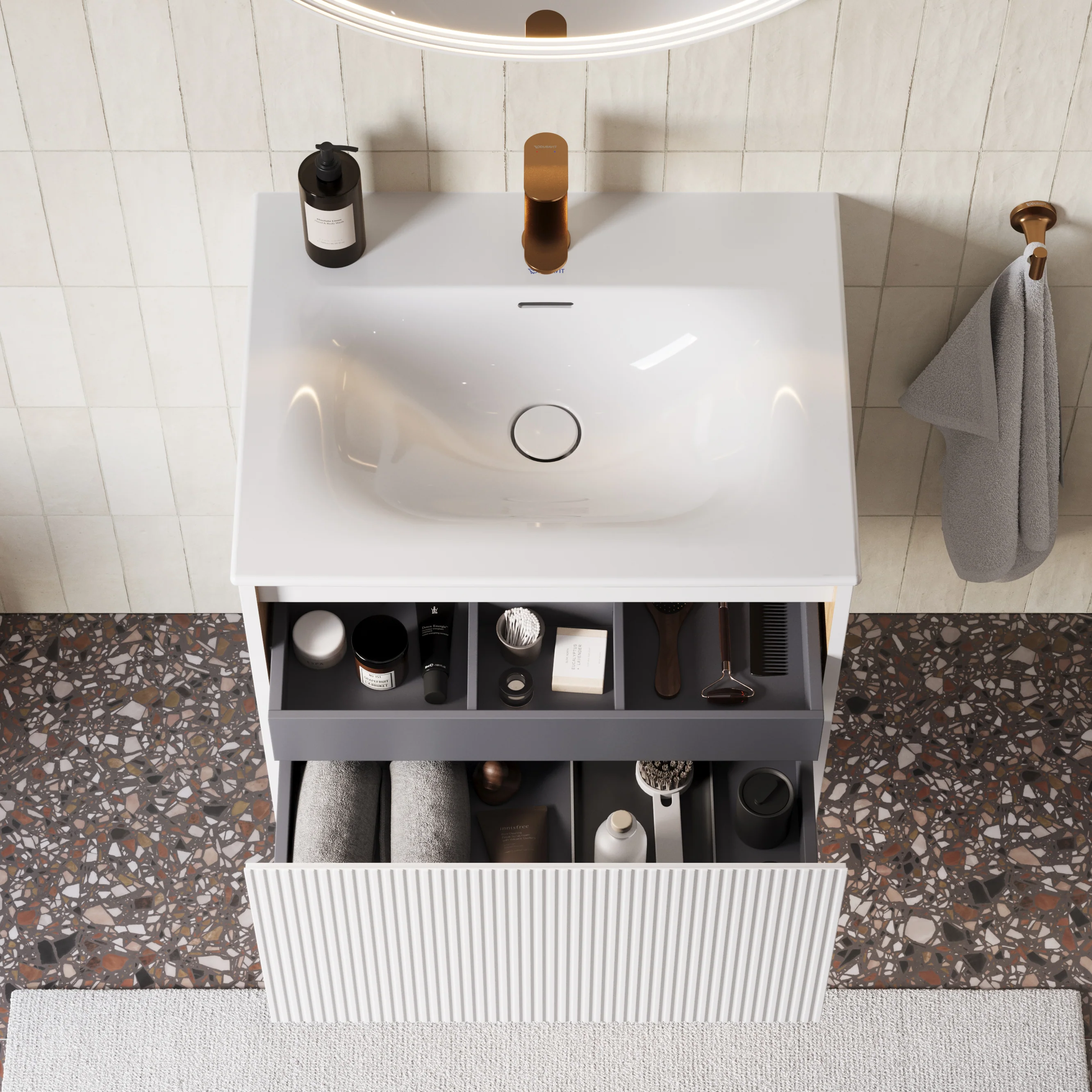 Duravit tvättställ med underskåp BELDIVO 60 cm - Image 22