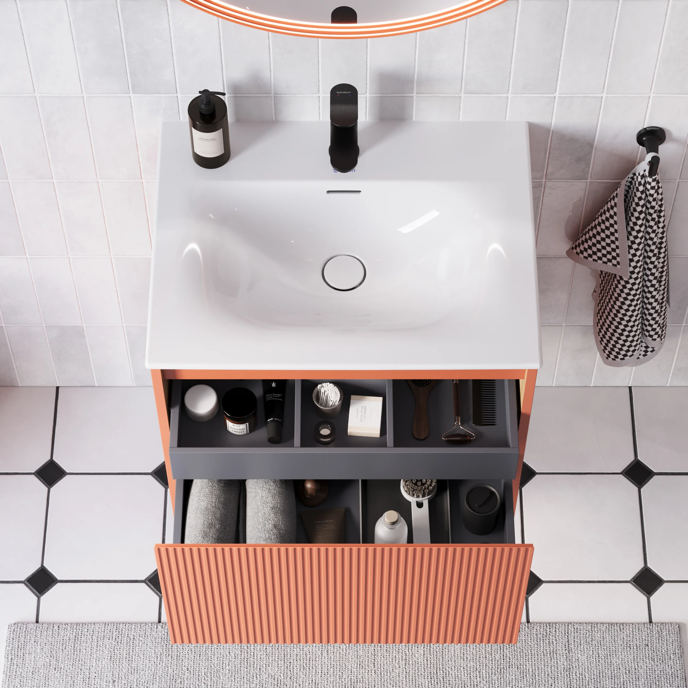 Duravit tvättställ med underskåp BELDIVO 60 cm - Image 7