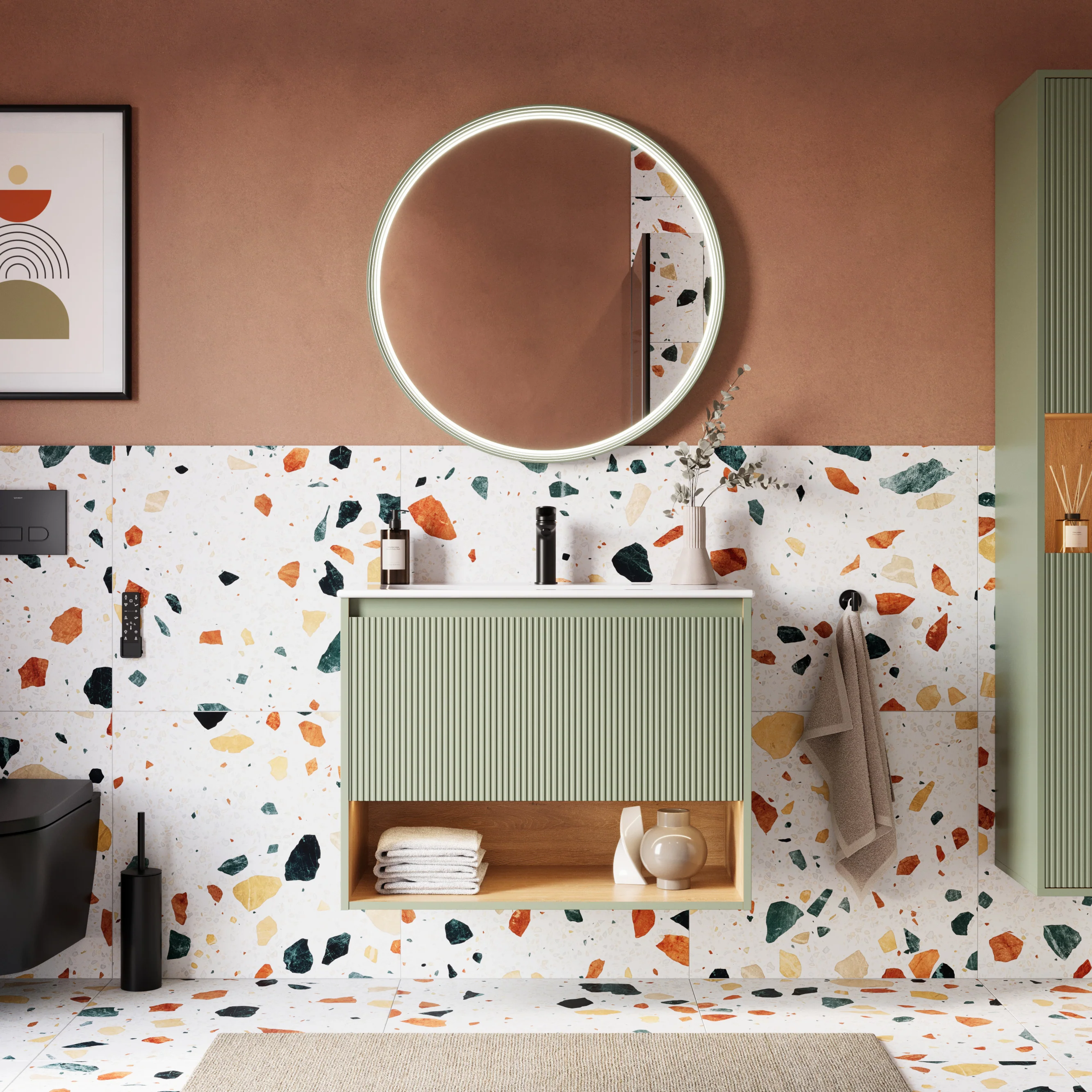 Duravit tvättställ med underskåp BELDIVO 80 cm - Image 14