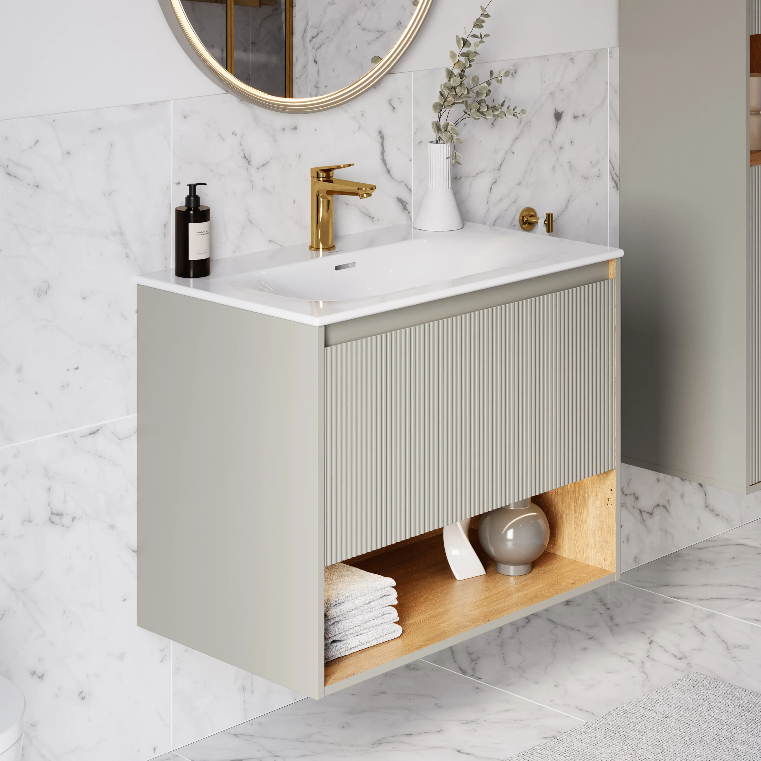 Duravit tvättställ med underskåp BELDIVO 80 cm - Image 17
