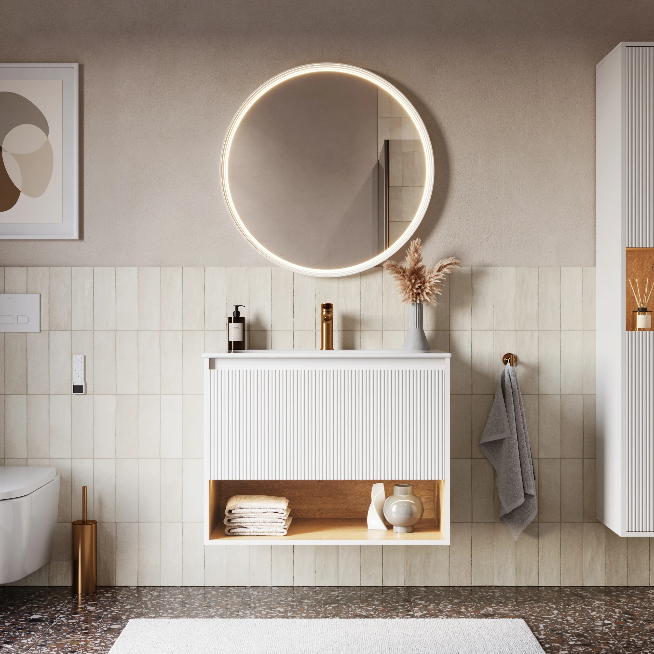 Duravit tvättställ med underskåp BELDIVO 80 cm - Image 22