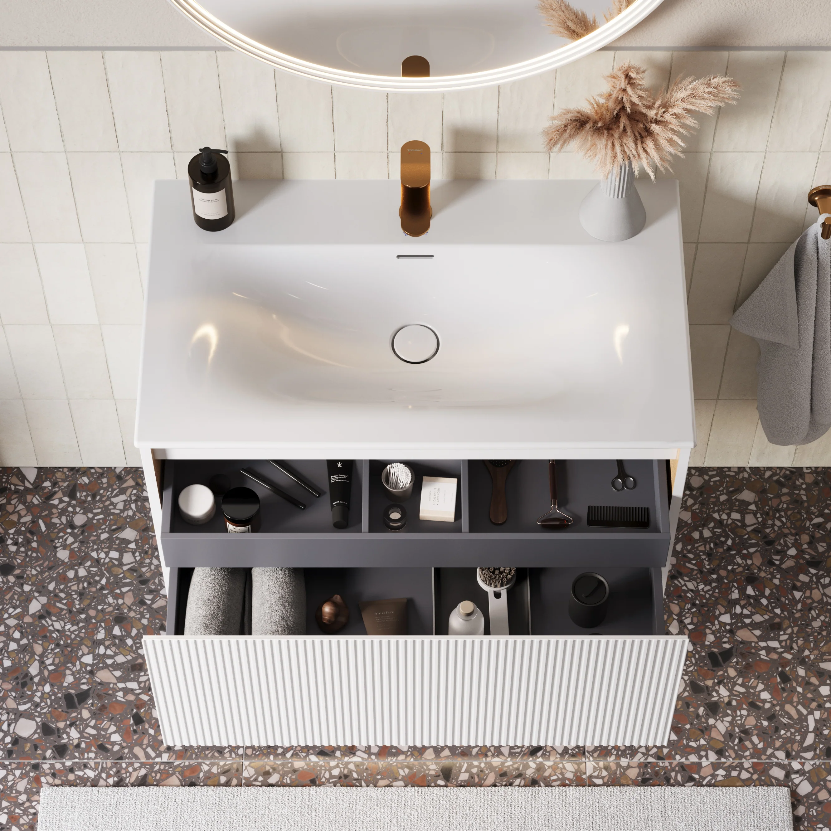 Duravit tvättställ med underskåp BELDIVO 80 cm - Image 23
