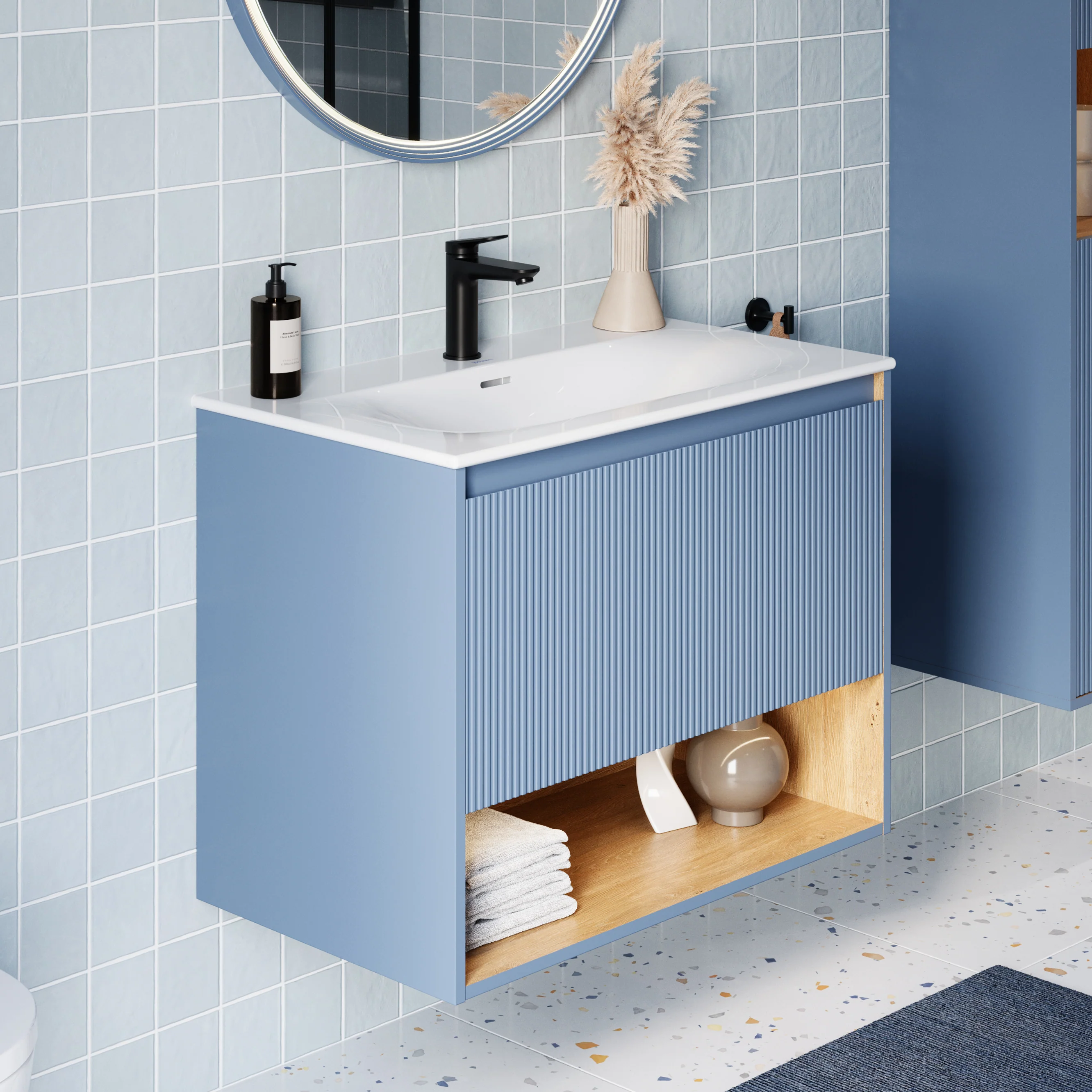 Duravit tvättställ med underskåp BELDIVO 80 cm - Image 9