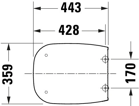 Duravit Univavo universal toalettsits med mjukstängning - Image 4