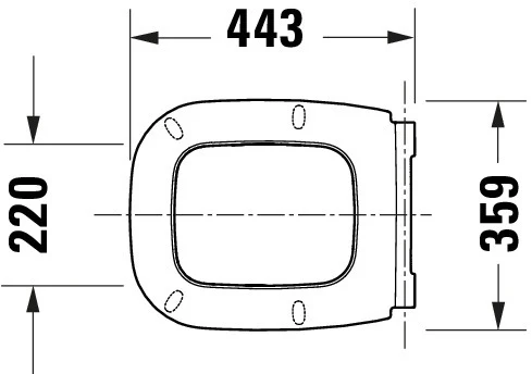 Duravit Univavo universal toalettsits med mjukstängning - Image 5