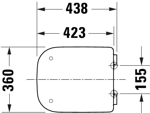 Duravit Univavo universal toalettsits med mjukstängning - Image 4