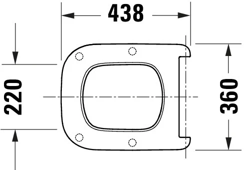 Duravit Univavo universal toalettsits med mjukstängning - Image 5