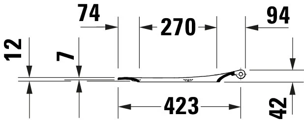 Duravit Univavo universal toalettsits med mjukstängning - Image 7