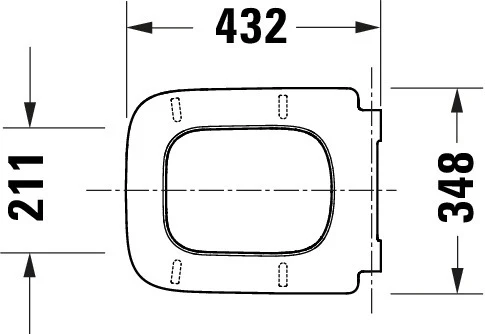 Duravit Univavo universal toalettsits med mjukstängning - Image 5