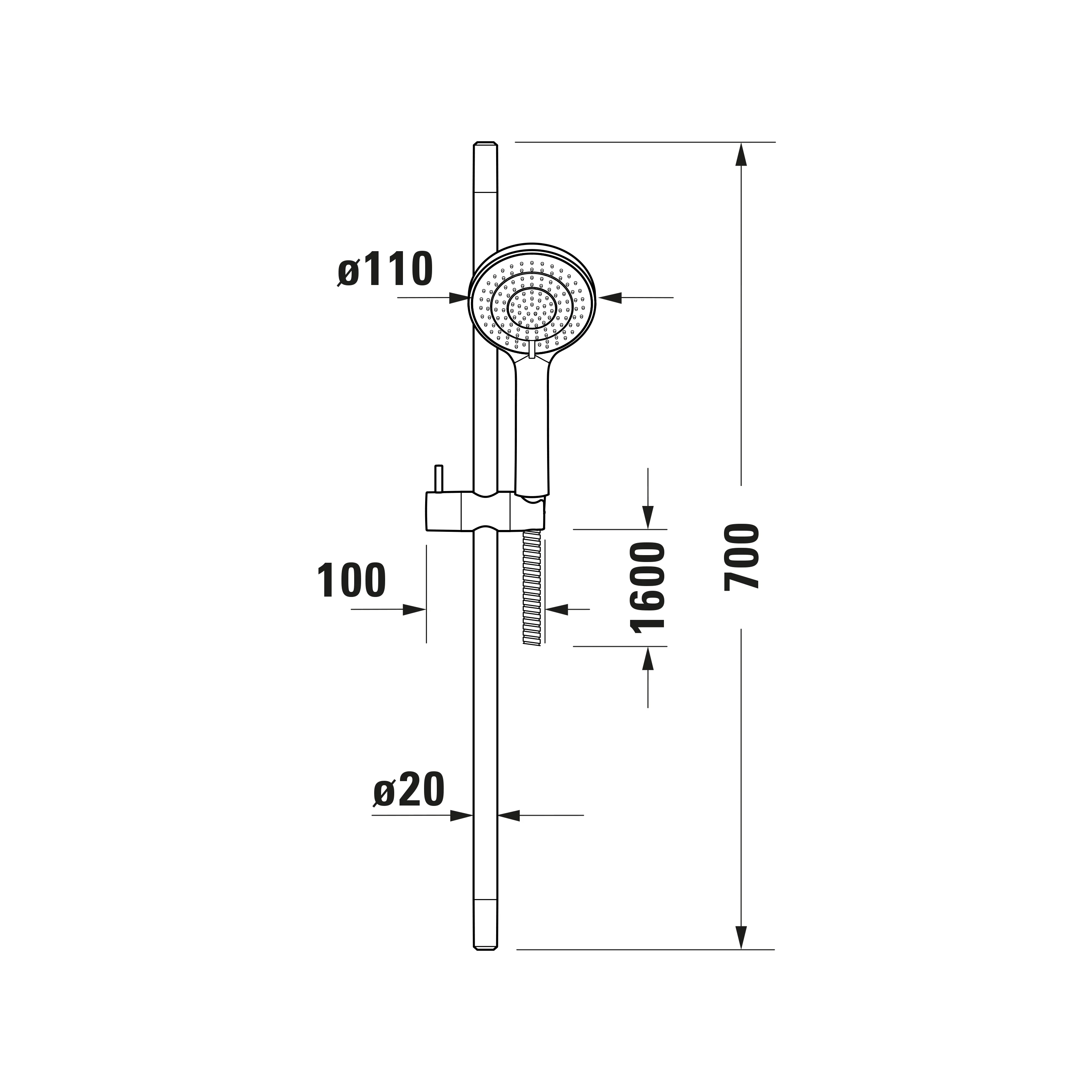 Duravit universal duschset med 3 stråltyper - Image 4