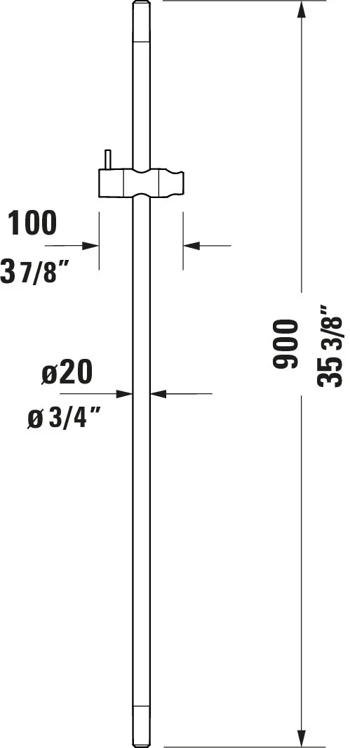 Duravit Universal duschstång - Image 15