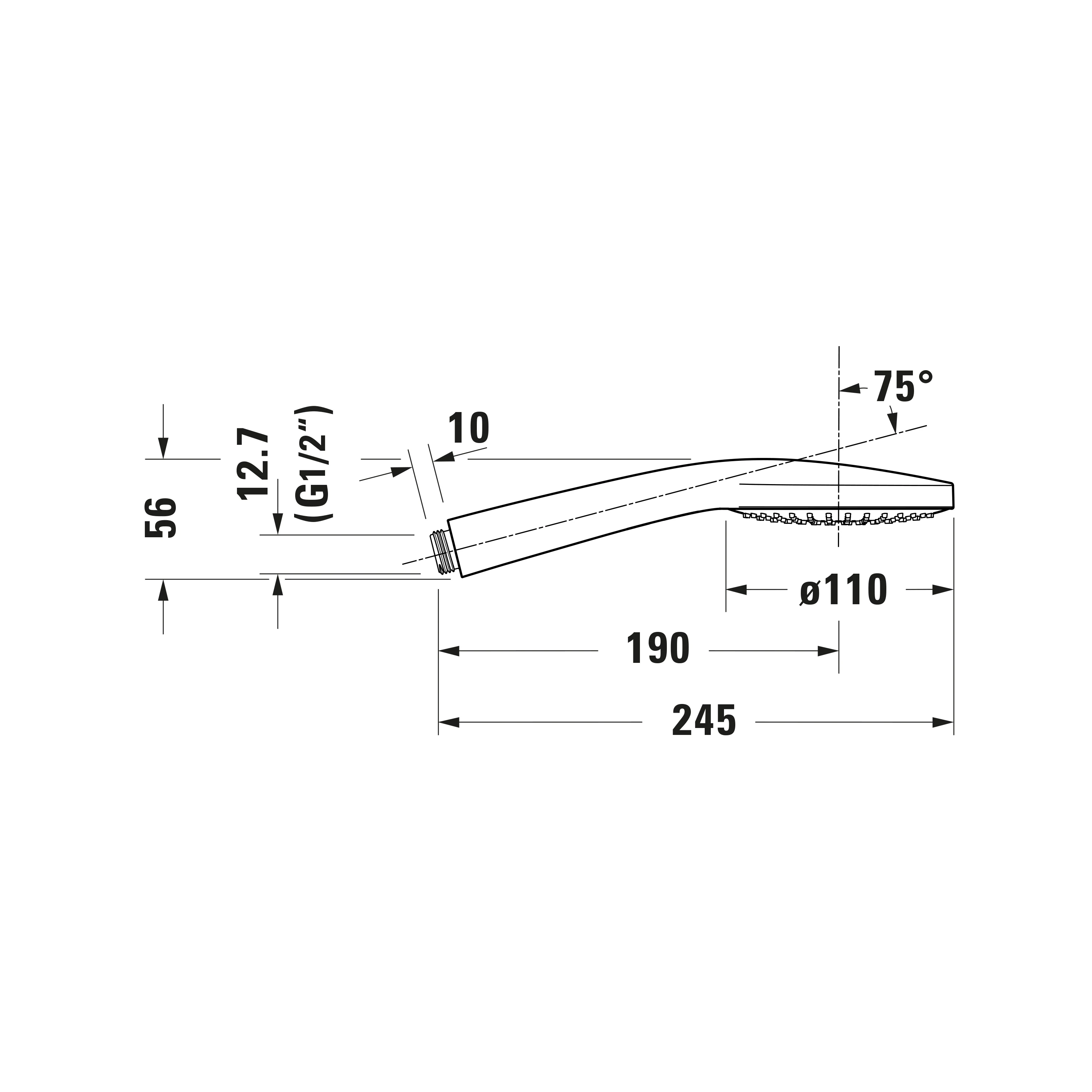 Duravit Universal handdusch 3 stråltyper - Image 11