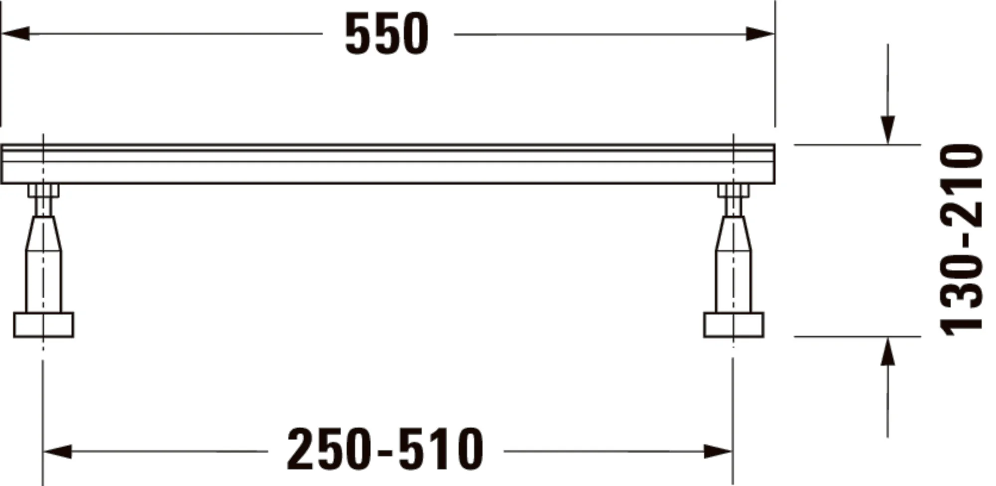 Duravit Universal piedestal - 2 delar - Image 3