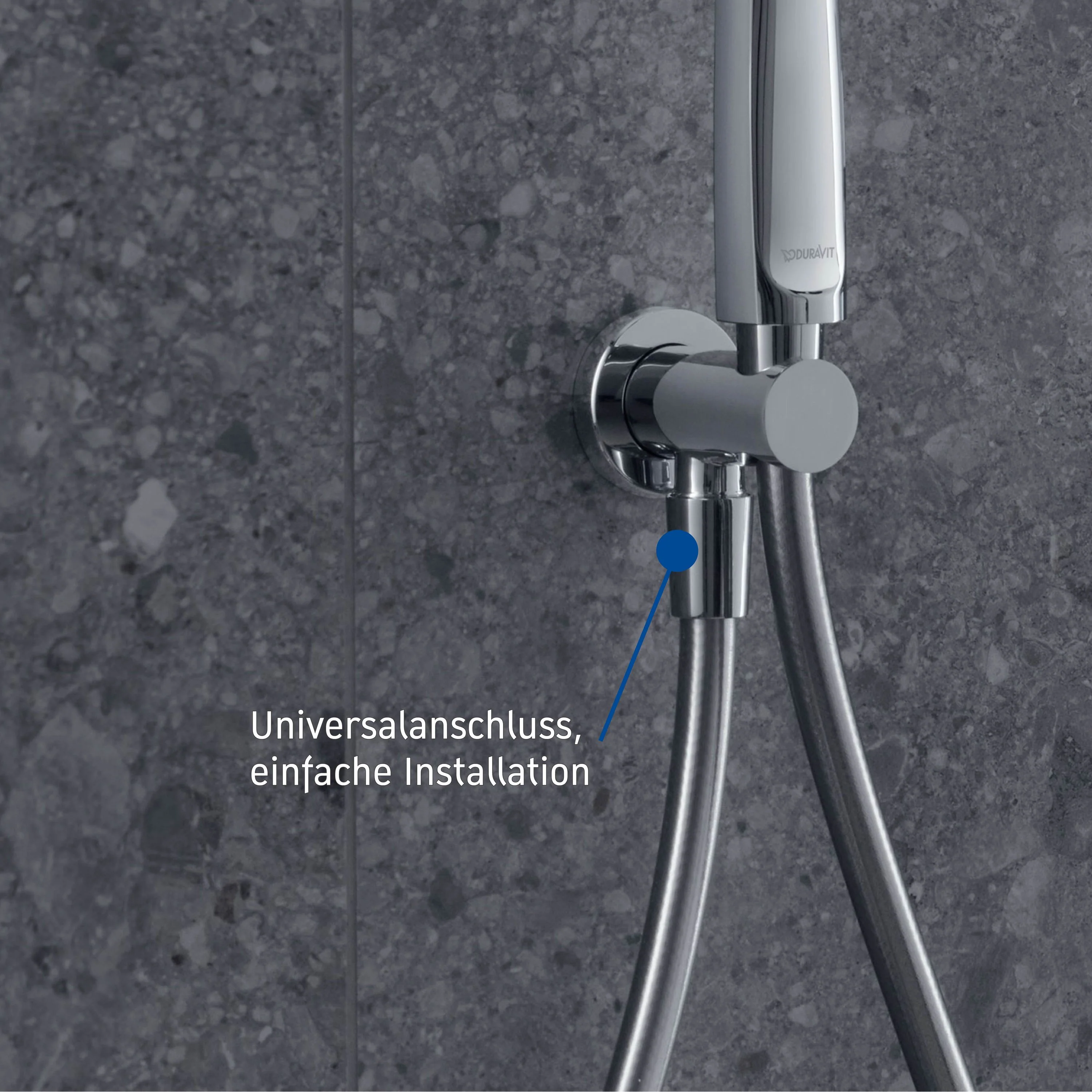 Duravit Universal vägganslutning med duschhållare - Image 25