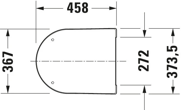 Duravit Universal WC-sits med Soft-Close mekanism för ME by Starck - Image 5
