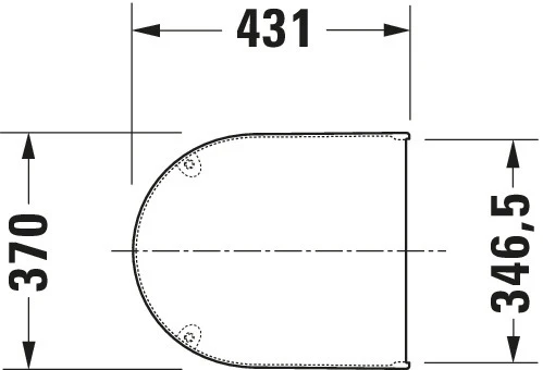 Duravit Universell toalettsits med mjukstängning i vitt för Starck 3 - Image 9