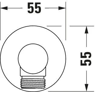 Duravit Universal vägganslutningsböj - Image 9