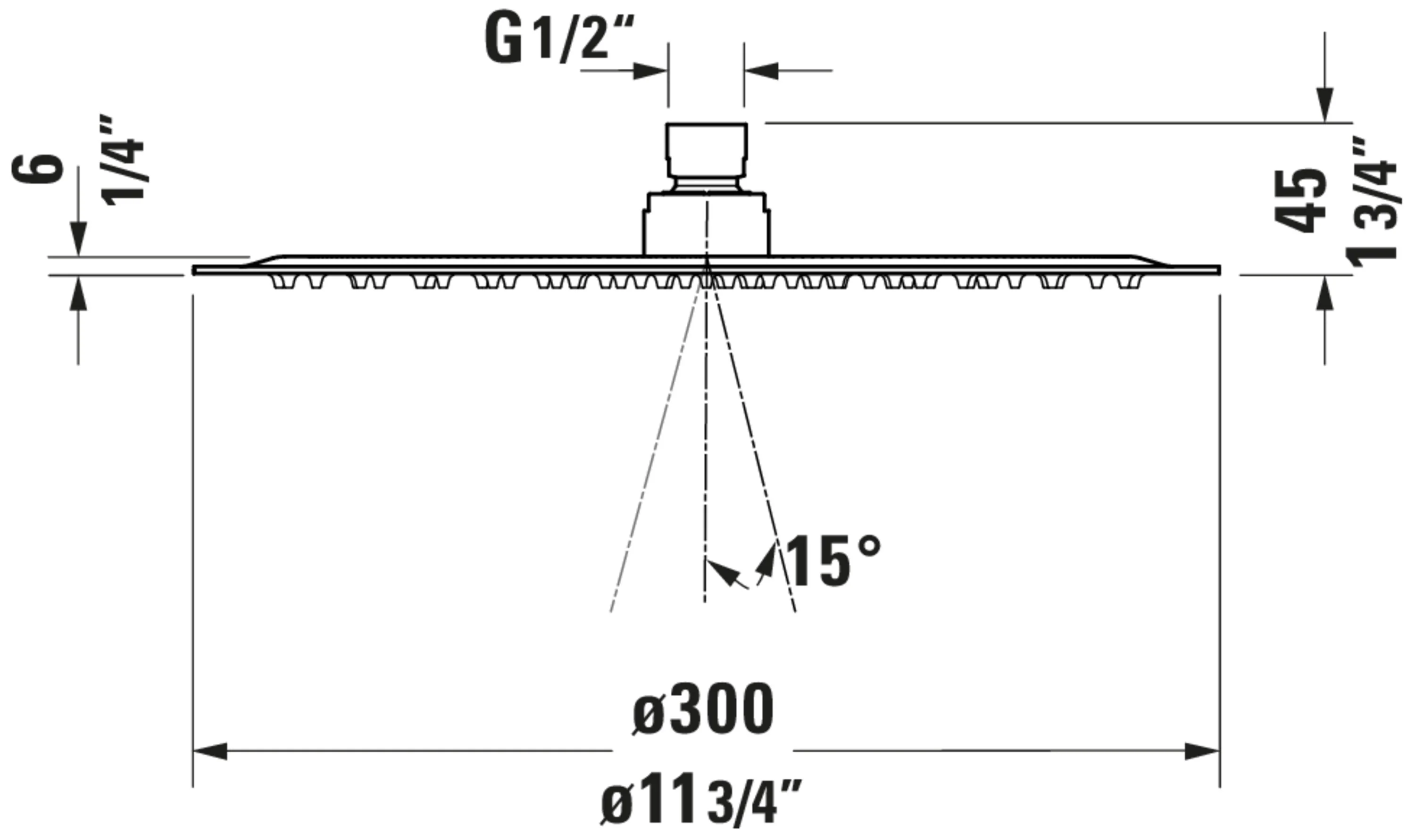 Duravit inbyggt duschsystem med termostat och takdusch - Image 51