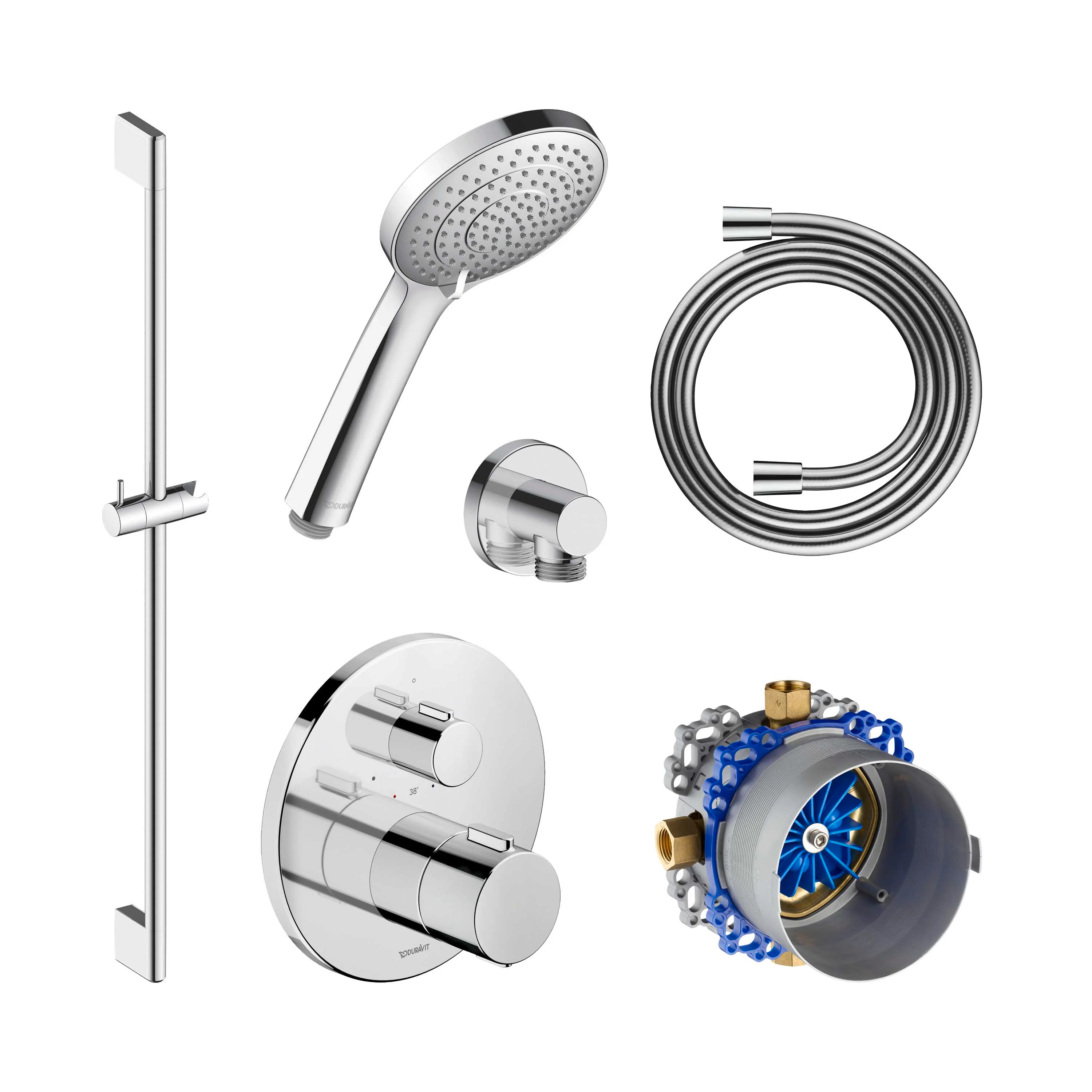 Duravit inbyggd termostatblandare för duschen - Image 19