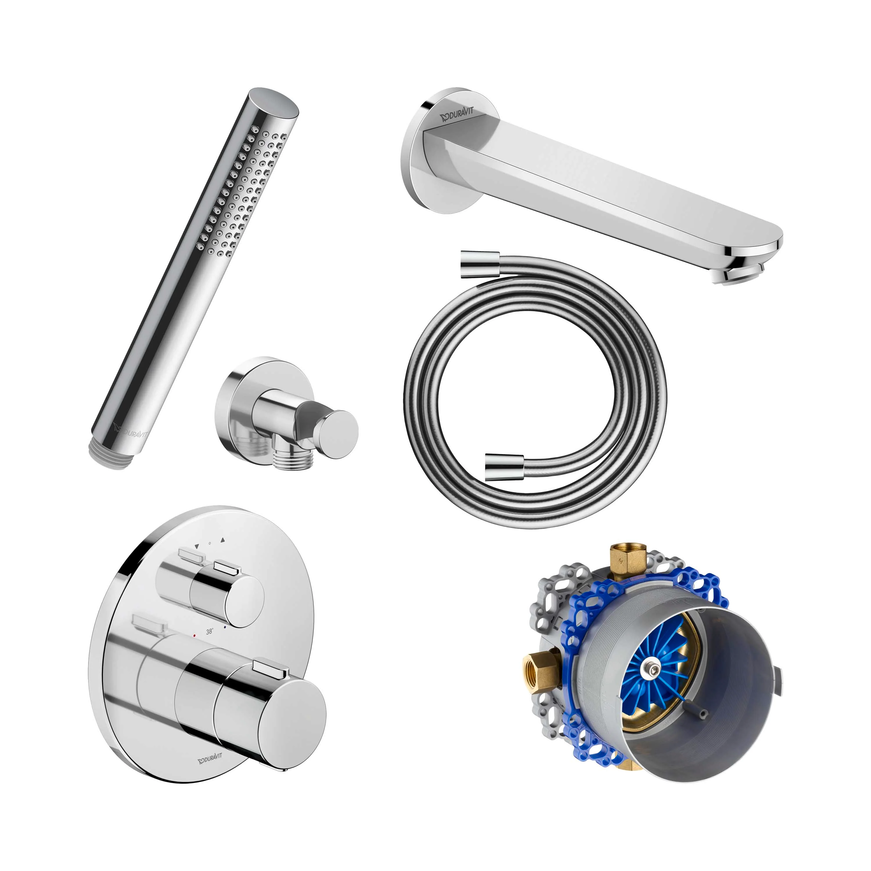 Duravit badkarsarmatur med termostat - Image 2