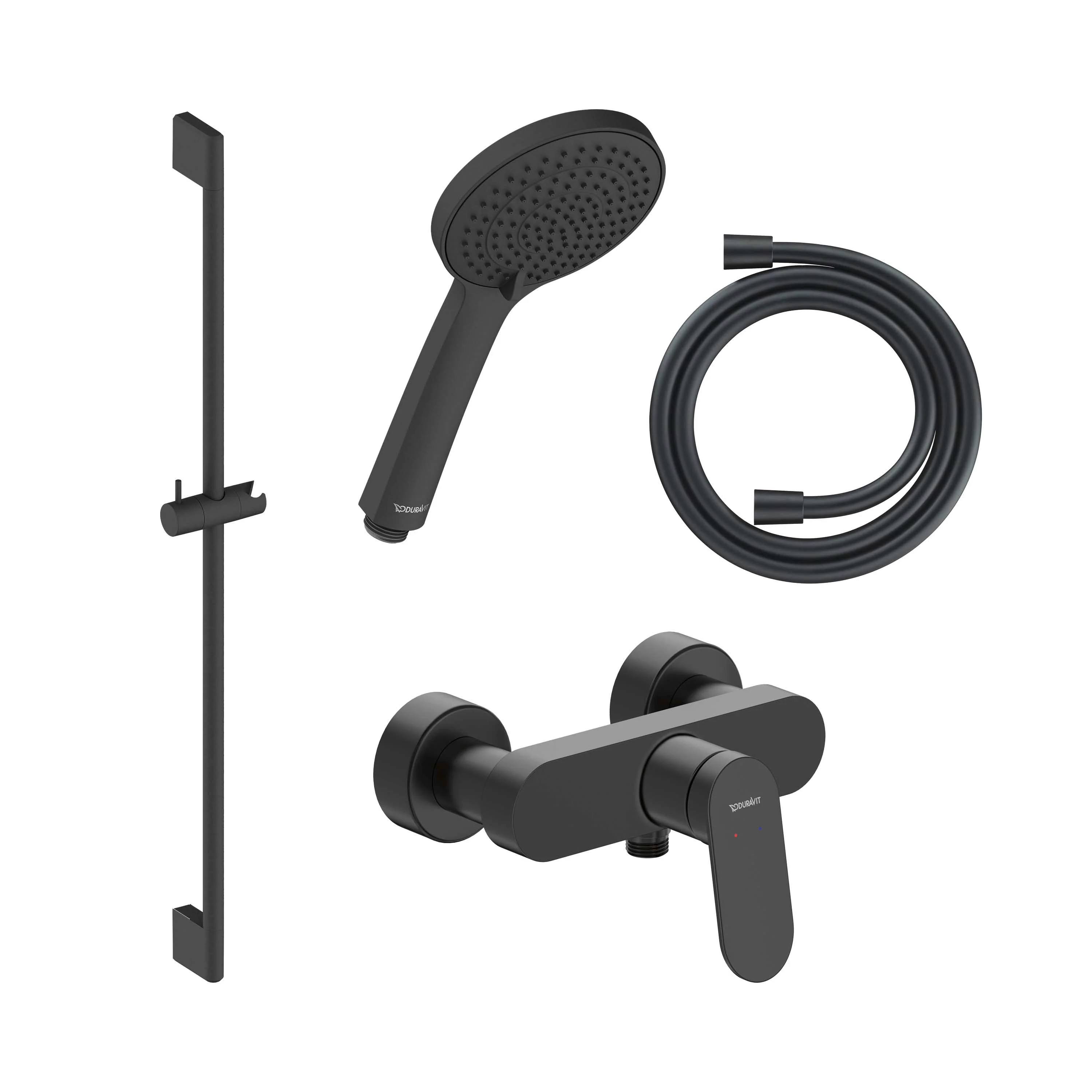 Duravit Wave utanpåliggande duschblandare med ettgrepps duschblandare - Image 6