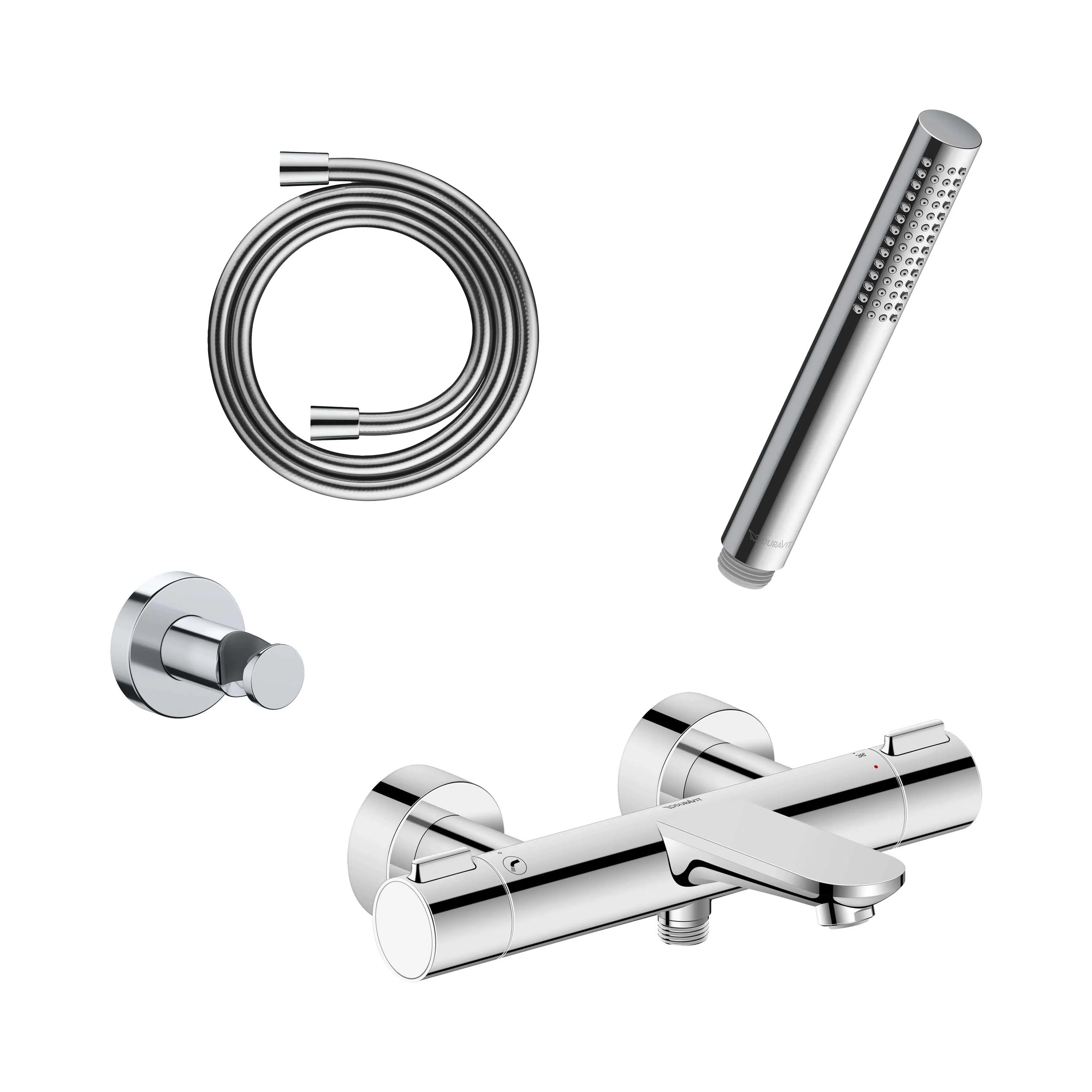 Duravit Wave badkarsarmatur med termostat - Image 2
