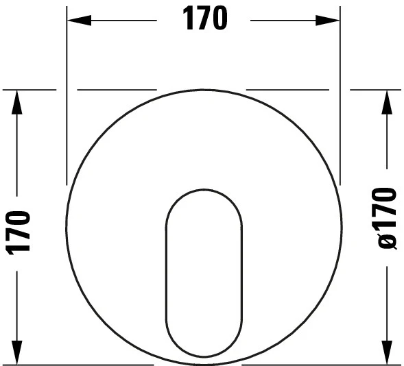Duravit Wave enhandsgrepps duschblandare för inbyggnad - Image 3