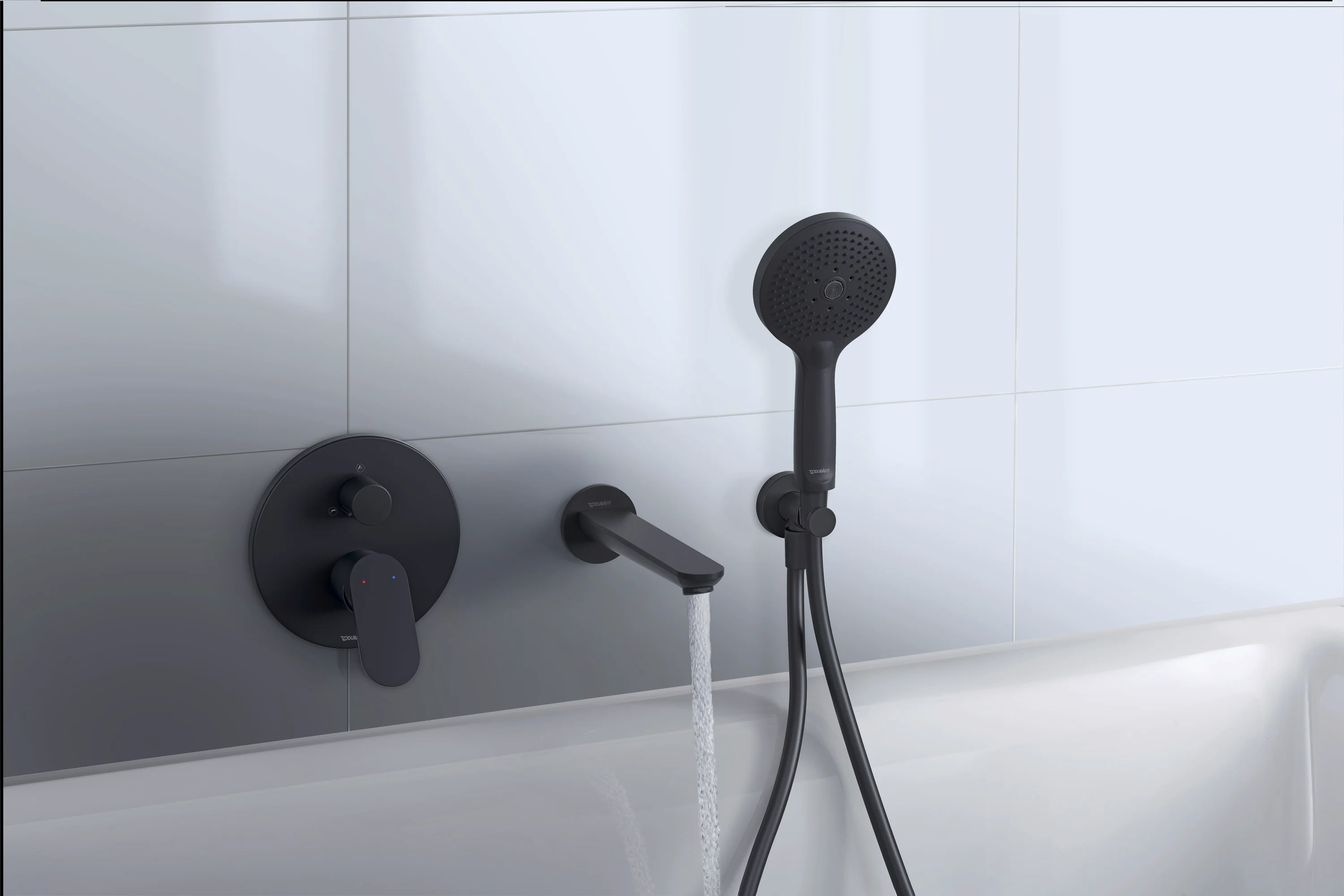 Duravit Wave enkelgrepps badkarsblandare - Image 4
