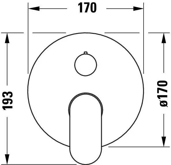 Duravit Wave ettgrepps badkarsblandare - Image 2