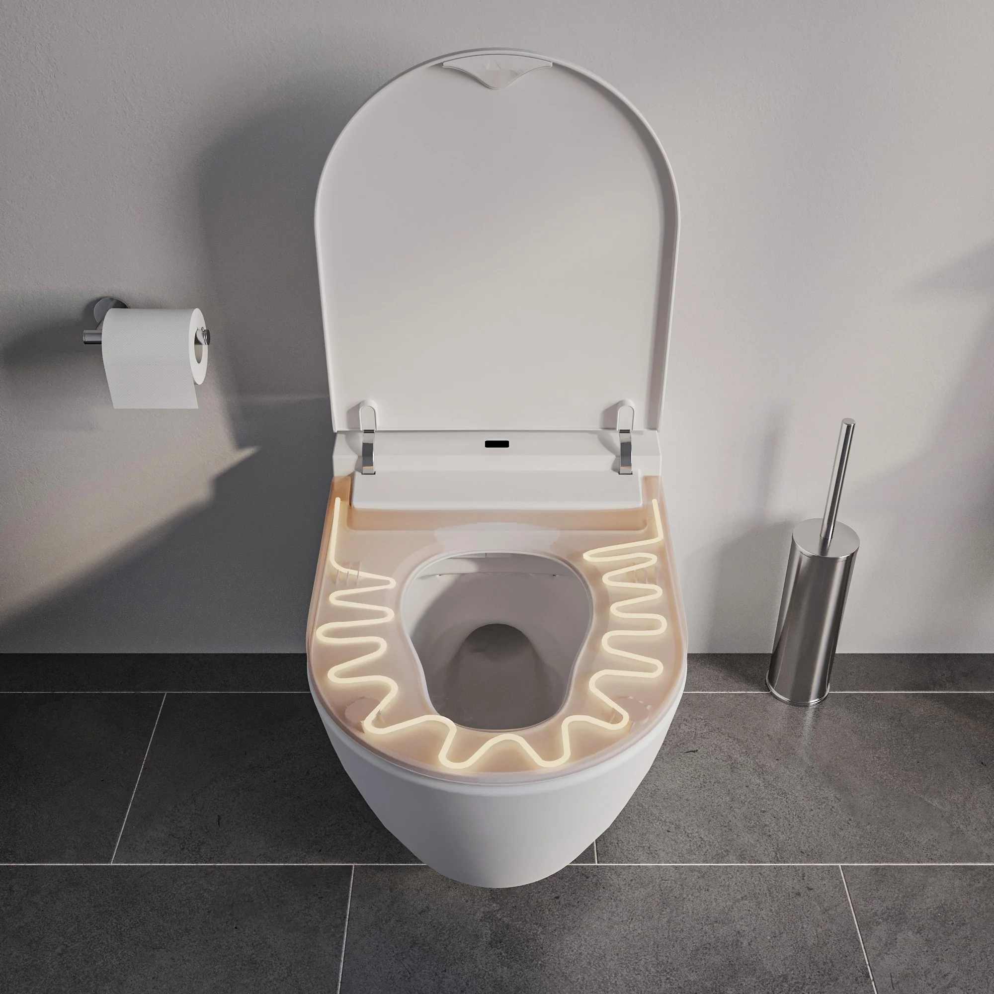 Dusch-WC komplettset 540 PRO med Geberit Duofix förväggselement - Image 11