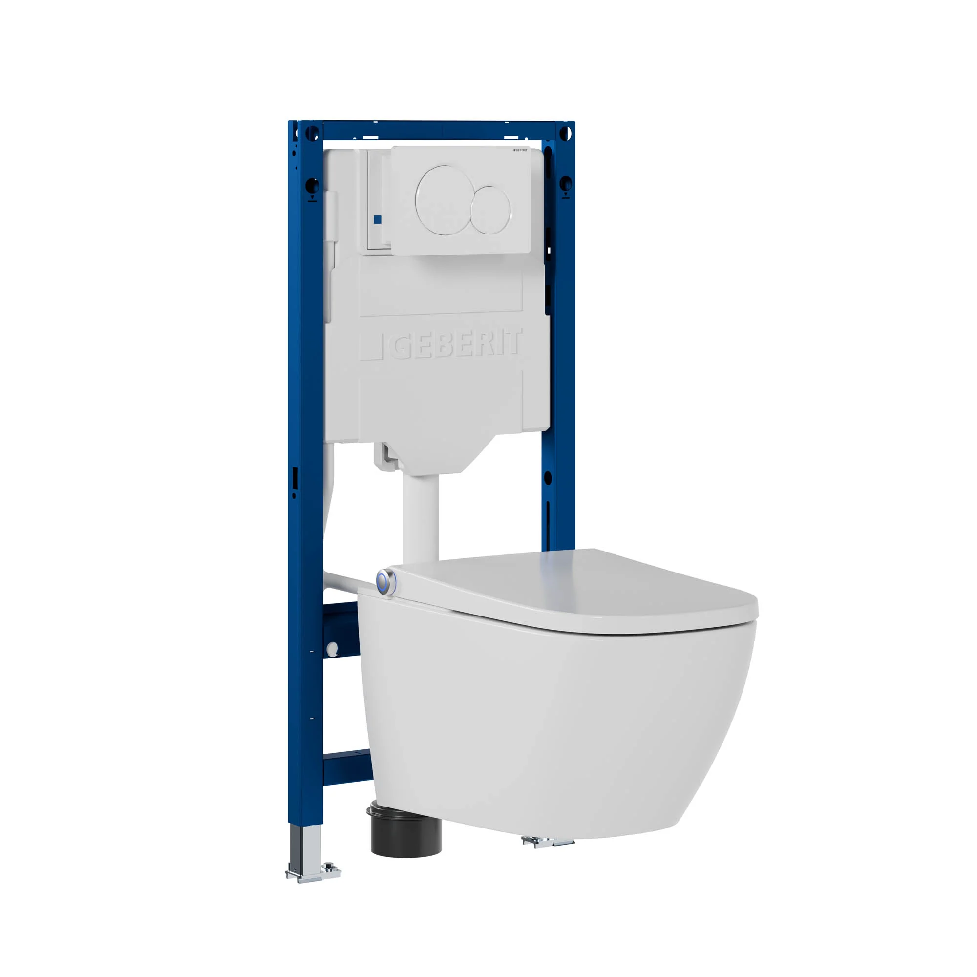 Dusch-WC Komplettset Basic 1104 med Geberit Duofix förväggselement - Image 3
