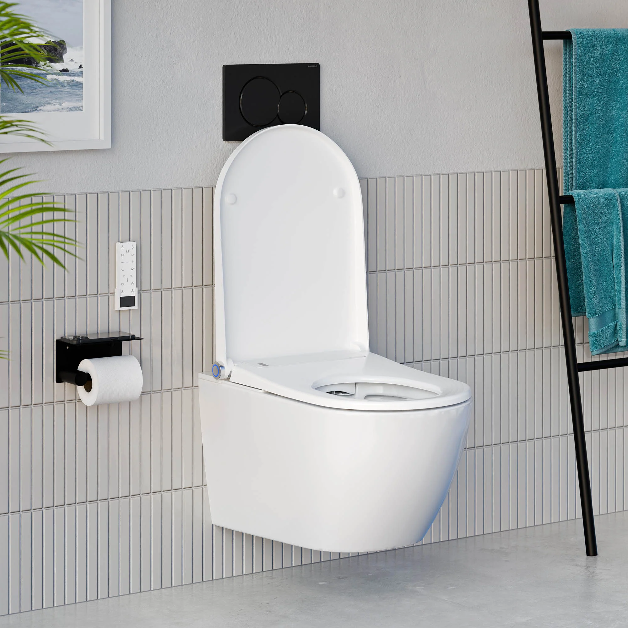 Dusch-WC komplett set PRO+1102 med Geberit Duofix förväggselement - Image 2