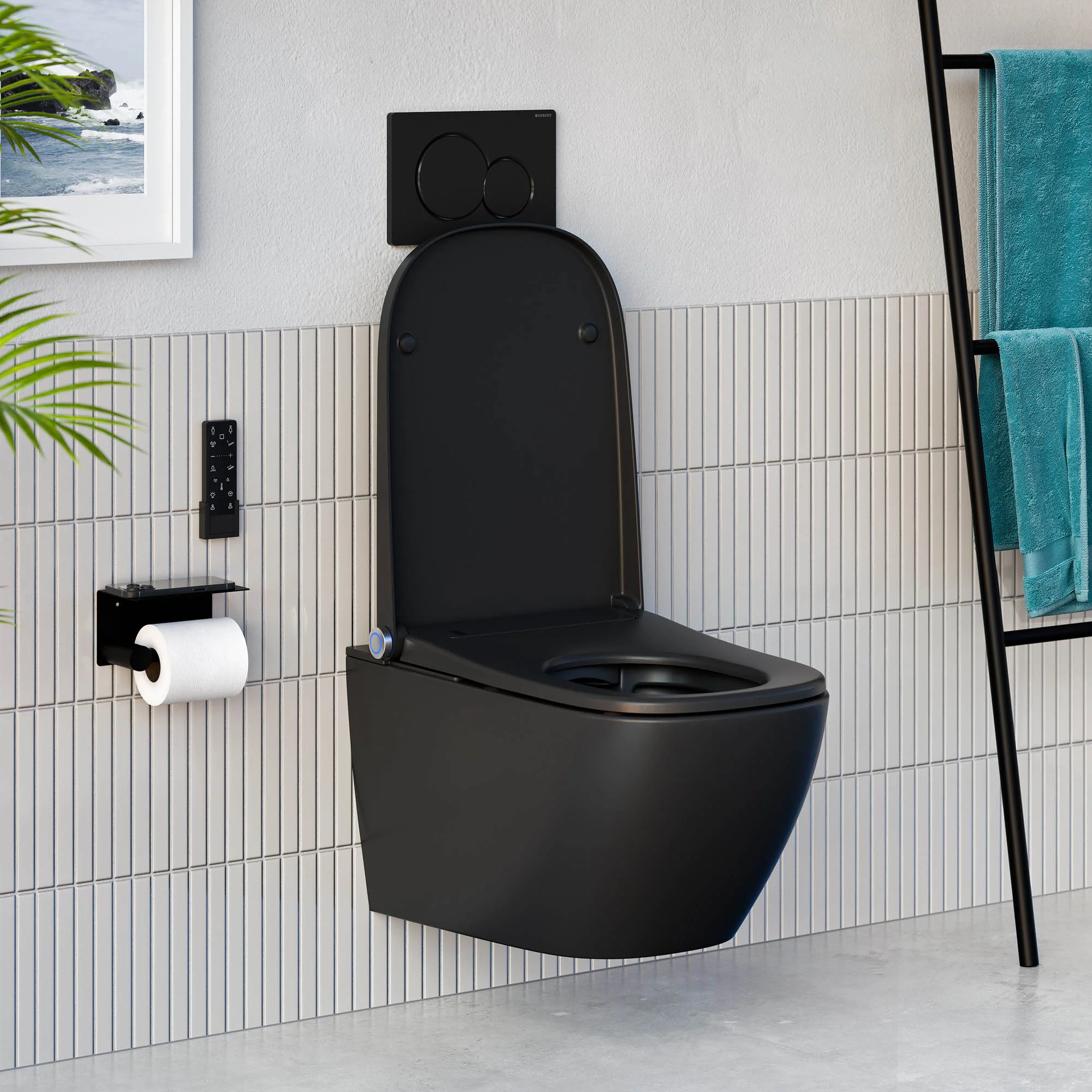 Dusch-WC komplettset PRO+1104 med Geberit Duofix förväggselement - Image 2