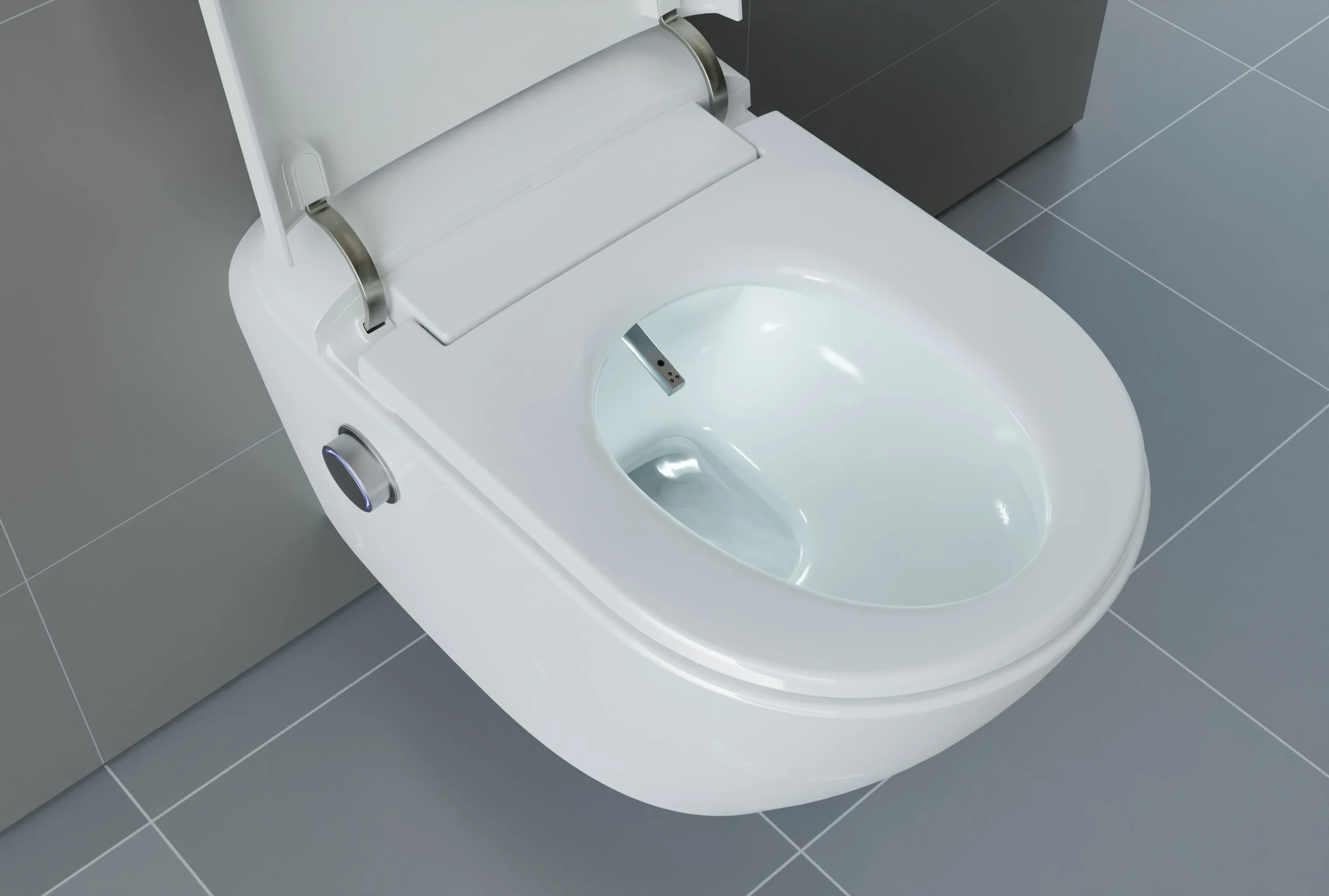 Dusch-WC komplett set T640 PRO med Geberit Duofix för väggmontering - Image 12