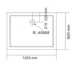 Duschkabin U-form EX412 inkl. duschkar Duschkar - 8 mm - Nano äkta glas - 120 x 90 x 195 cm - Handdukshängare - Image 9