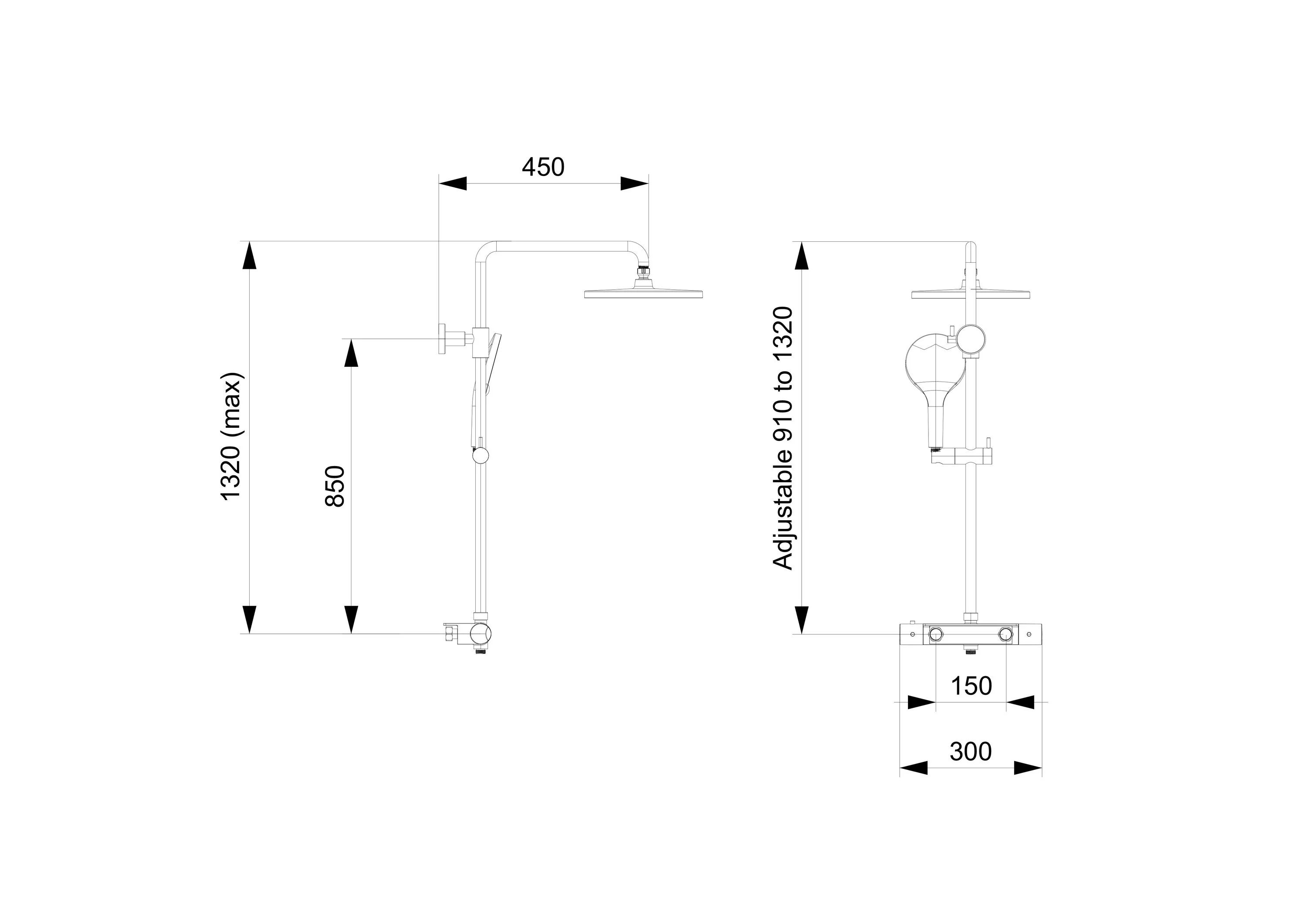 Duschpelare Termostat 8221 PRO - Image 5