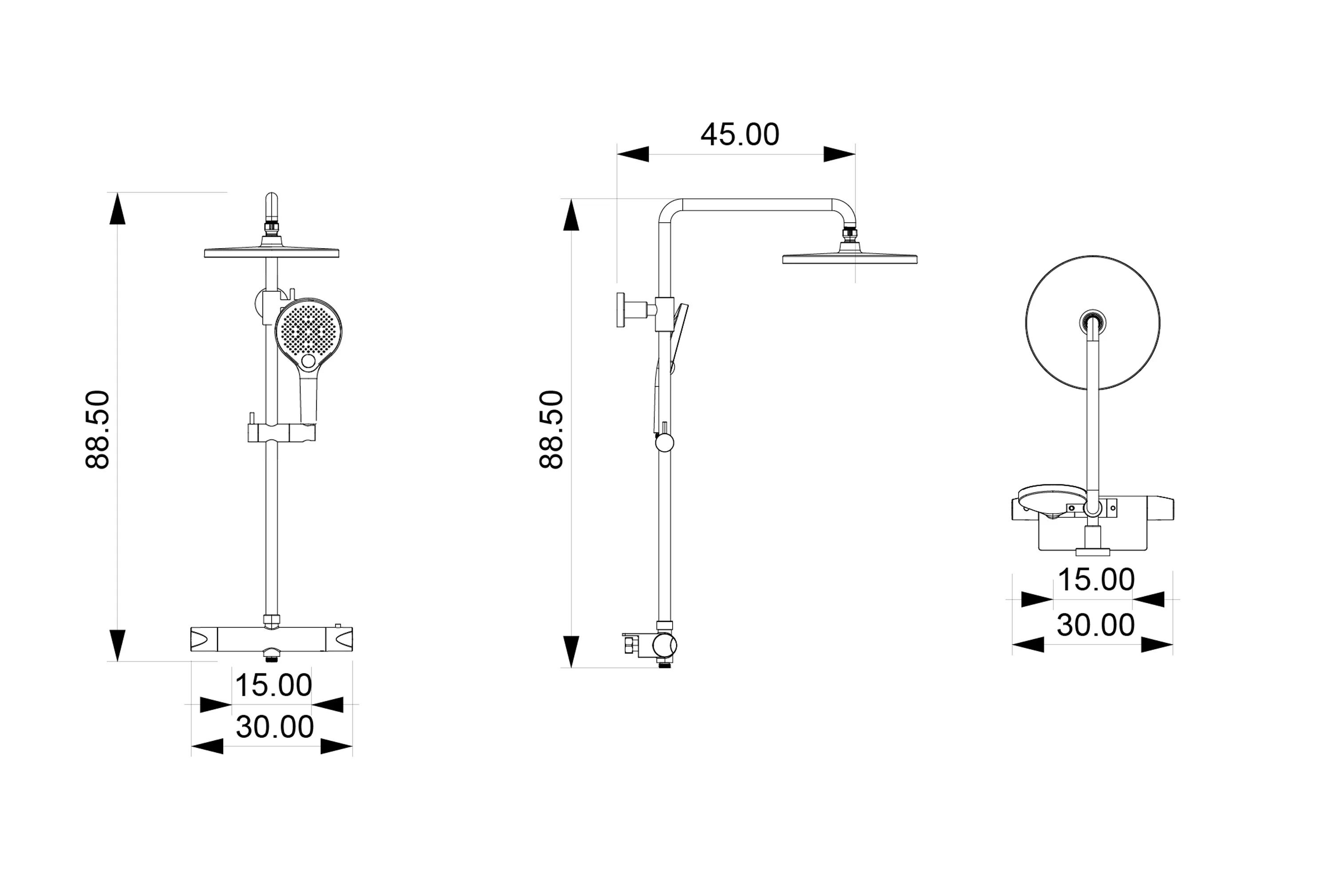 Duschpelare Termostat 8221 PRO - Image 6
