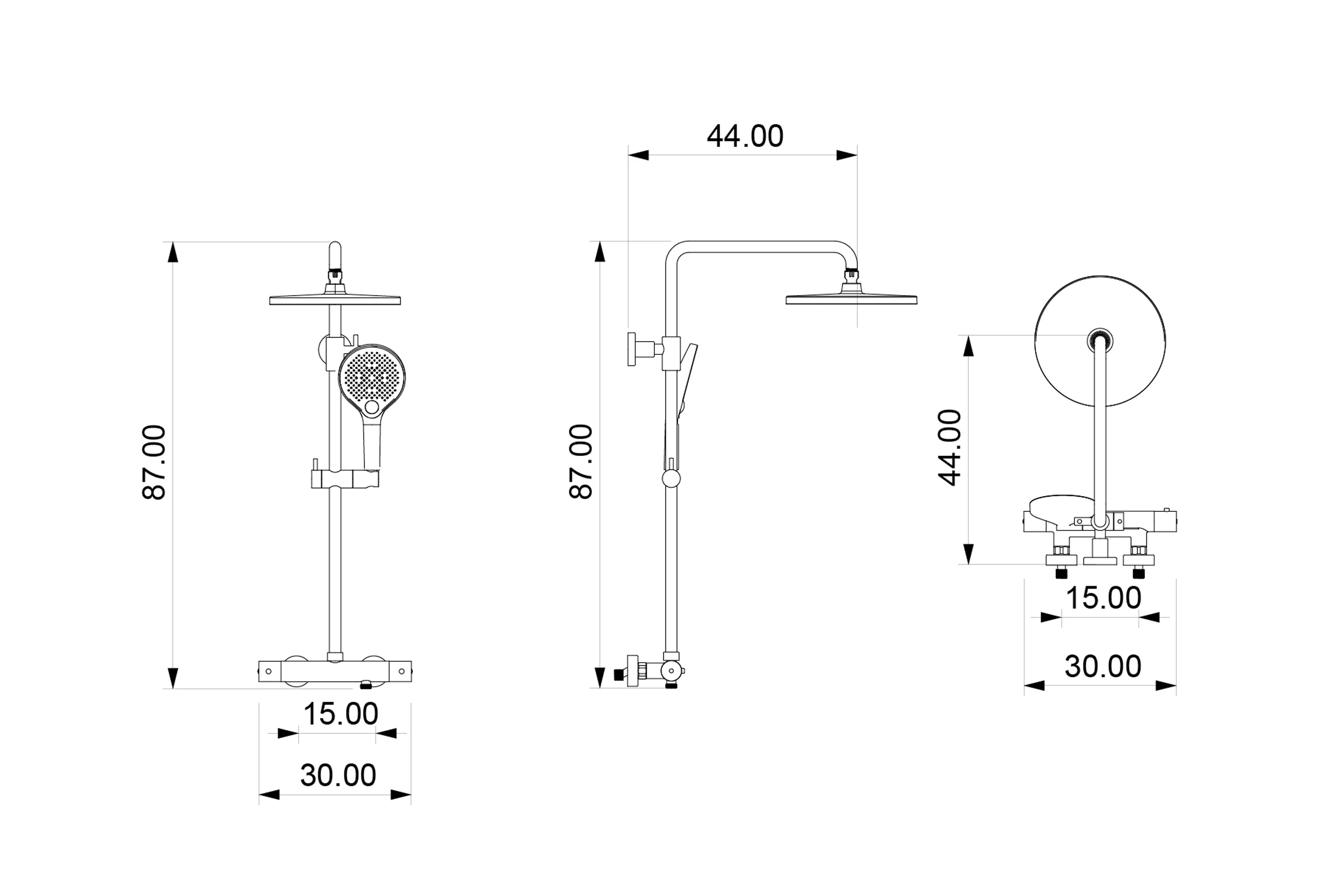 Duschpelare Termostat 4011 PRO - Image 5