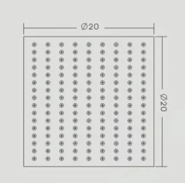 Duschmunstycke med regneffet DPG2023 - Image 4