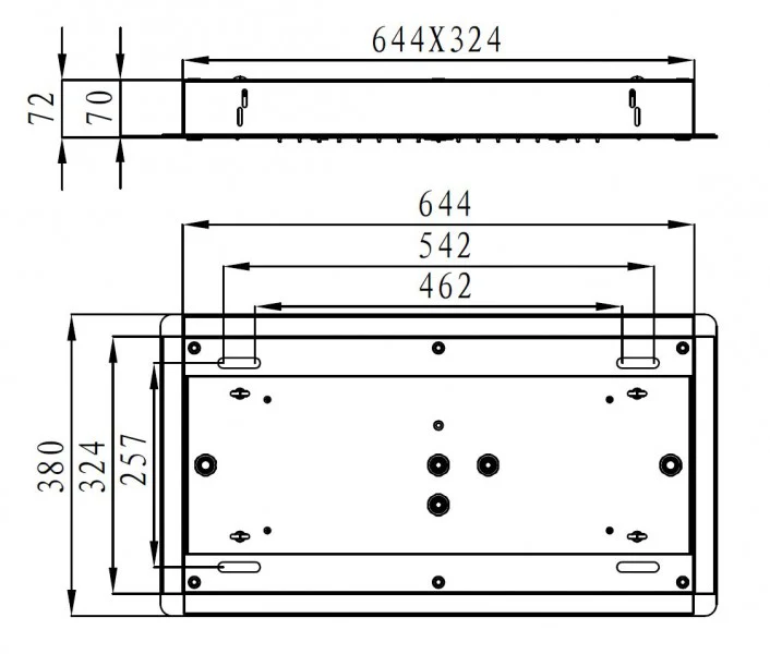 Duschmunstycket är inbyggbart i taket XXL -  DPG5030 - Image 13