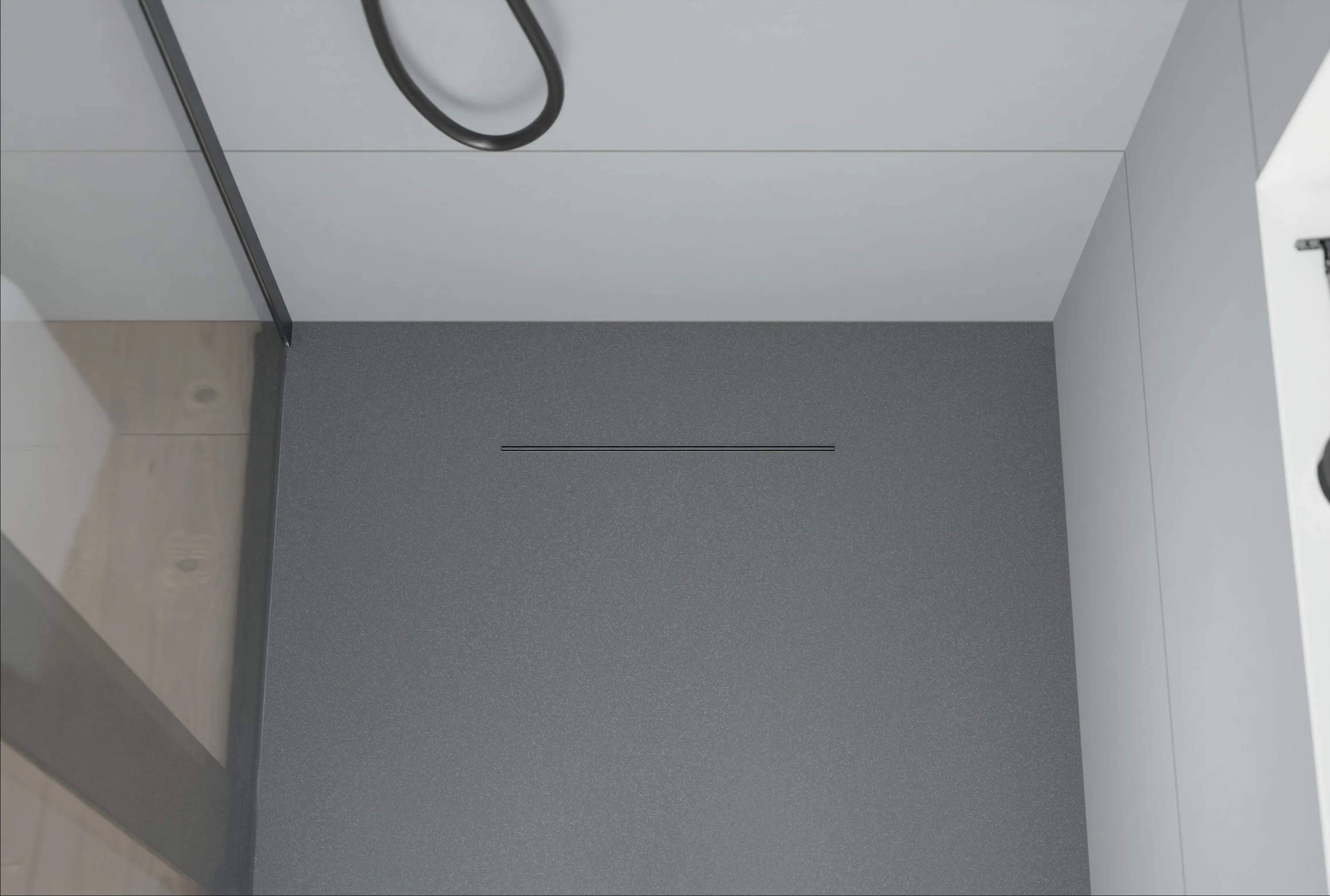 Duschränna i rostfritt stål FlexM03 - Gunmetal - Image 3